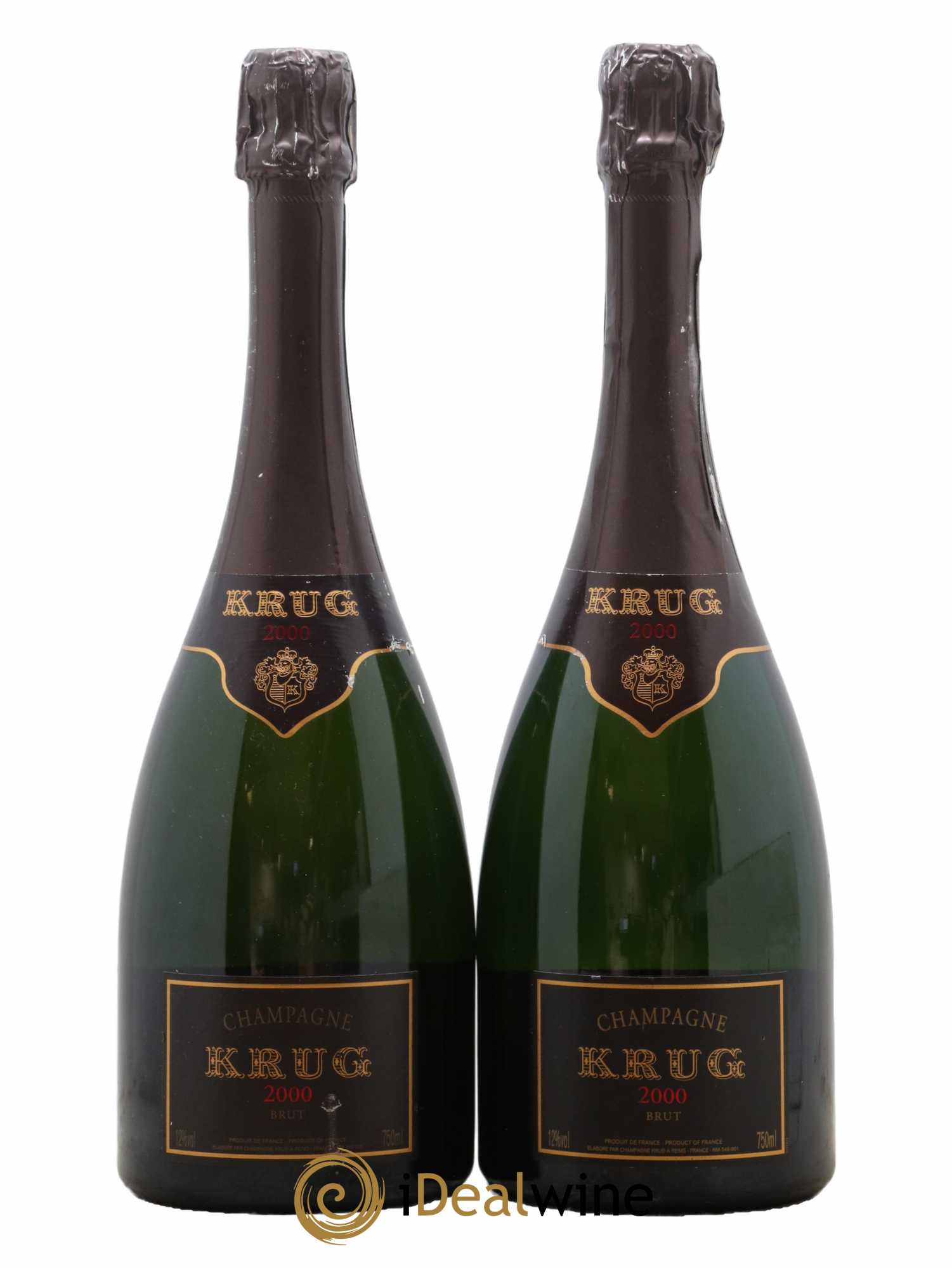Vintage Krug 2000 - Lot de 2 bouteilles - 0