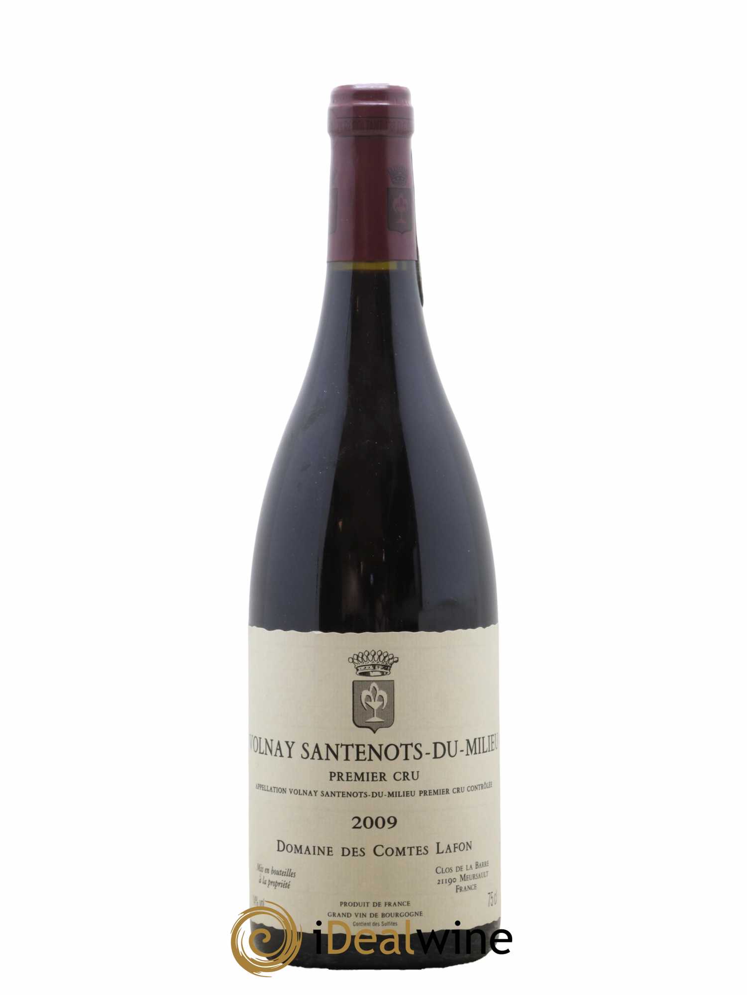 Volnay 1er Cru Santenots du Milieu Comtes Lafon (Domaine des) 2009 - Lot de 1 bouteille - 0