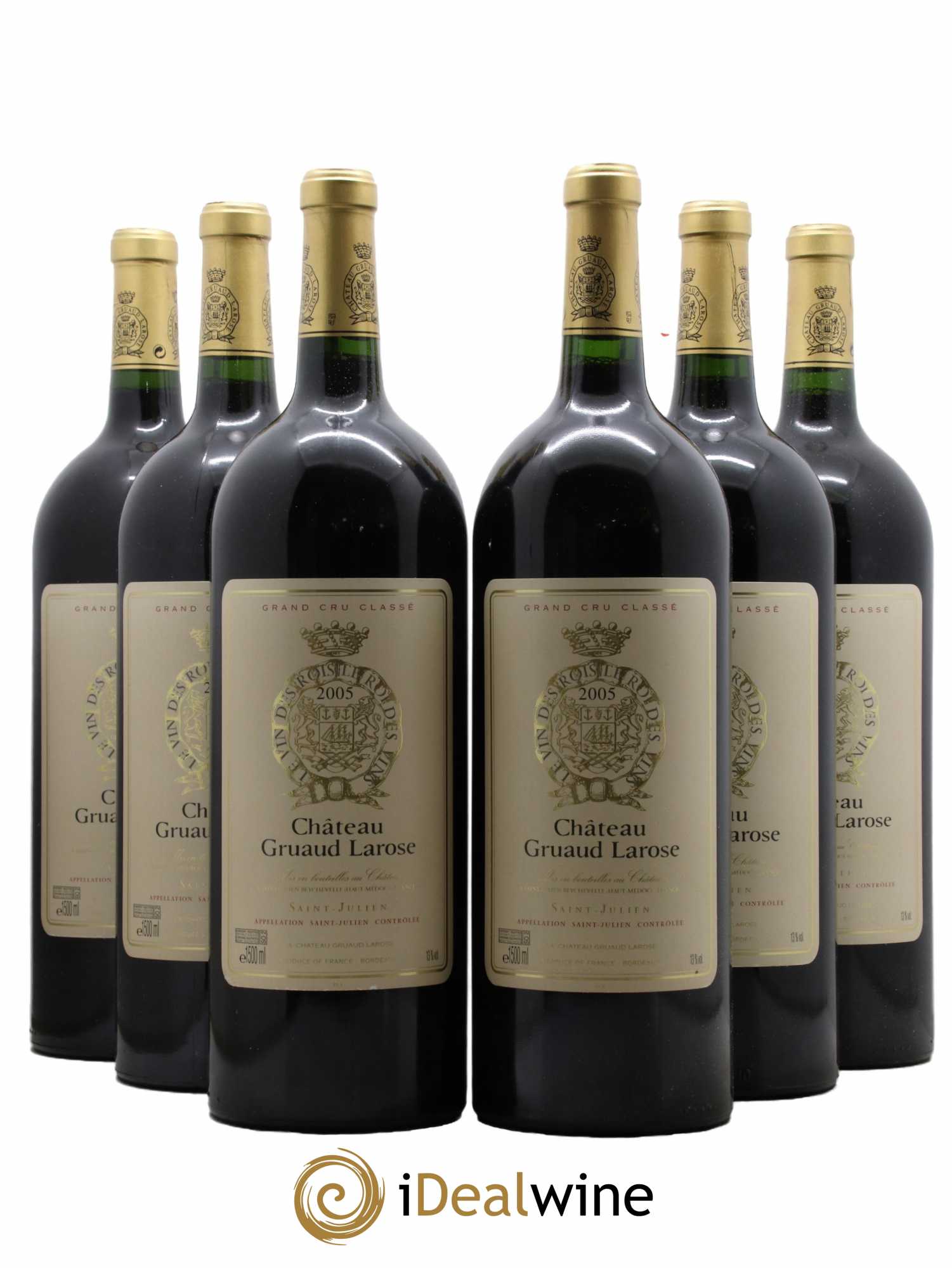 Château Gruaud Larose 2ème Grand Cru Classé 2005 - Lot de 6 magnums - 0