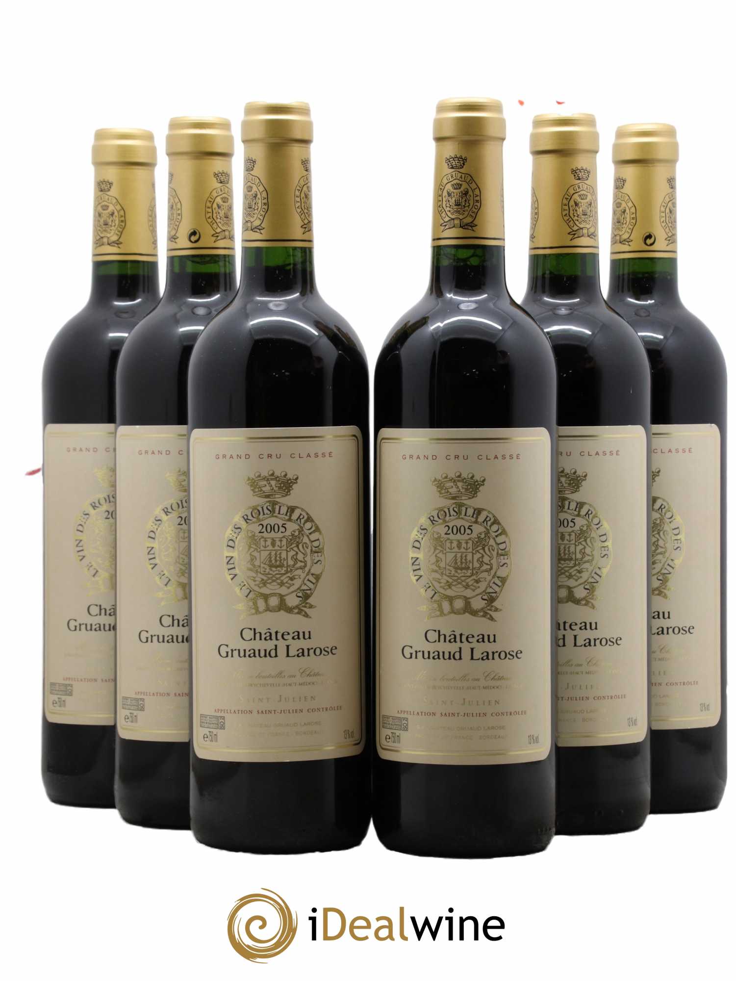 Château Gruaud Larose 2ème Grand Cru Classé 2005 - Lot de 6 bouteilles - 0