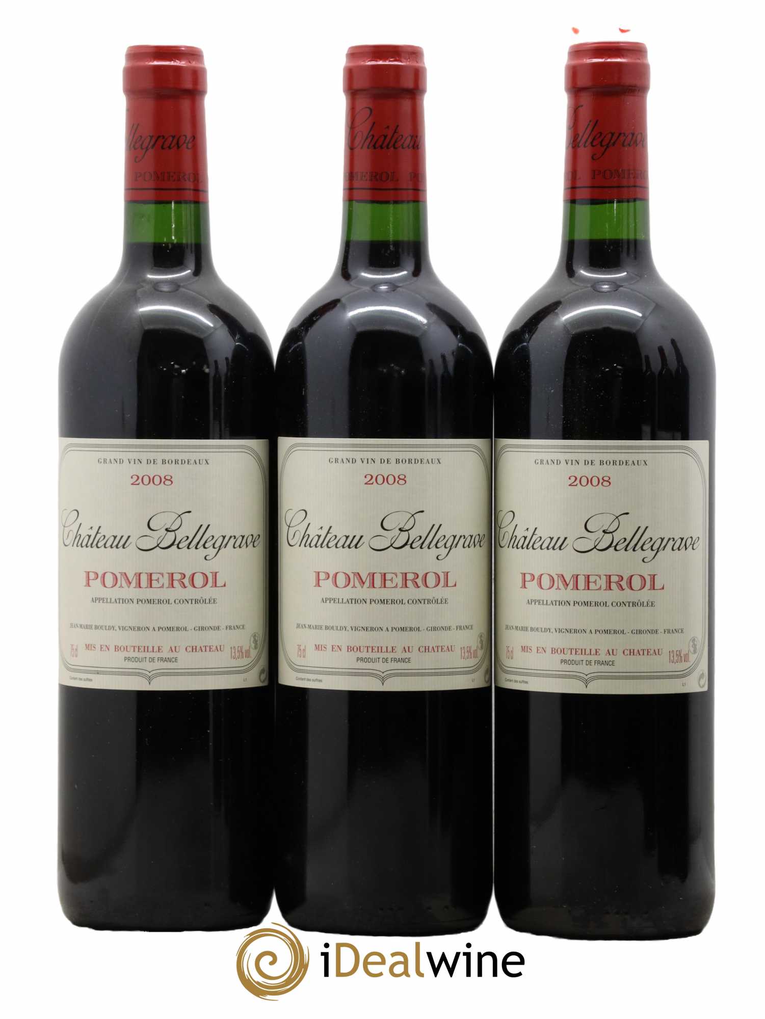 Château Bellegrave 2008 - Lot de 6 bouteilles - 1