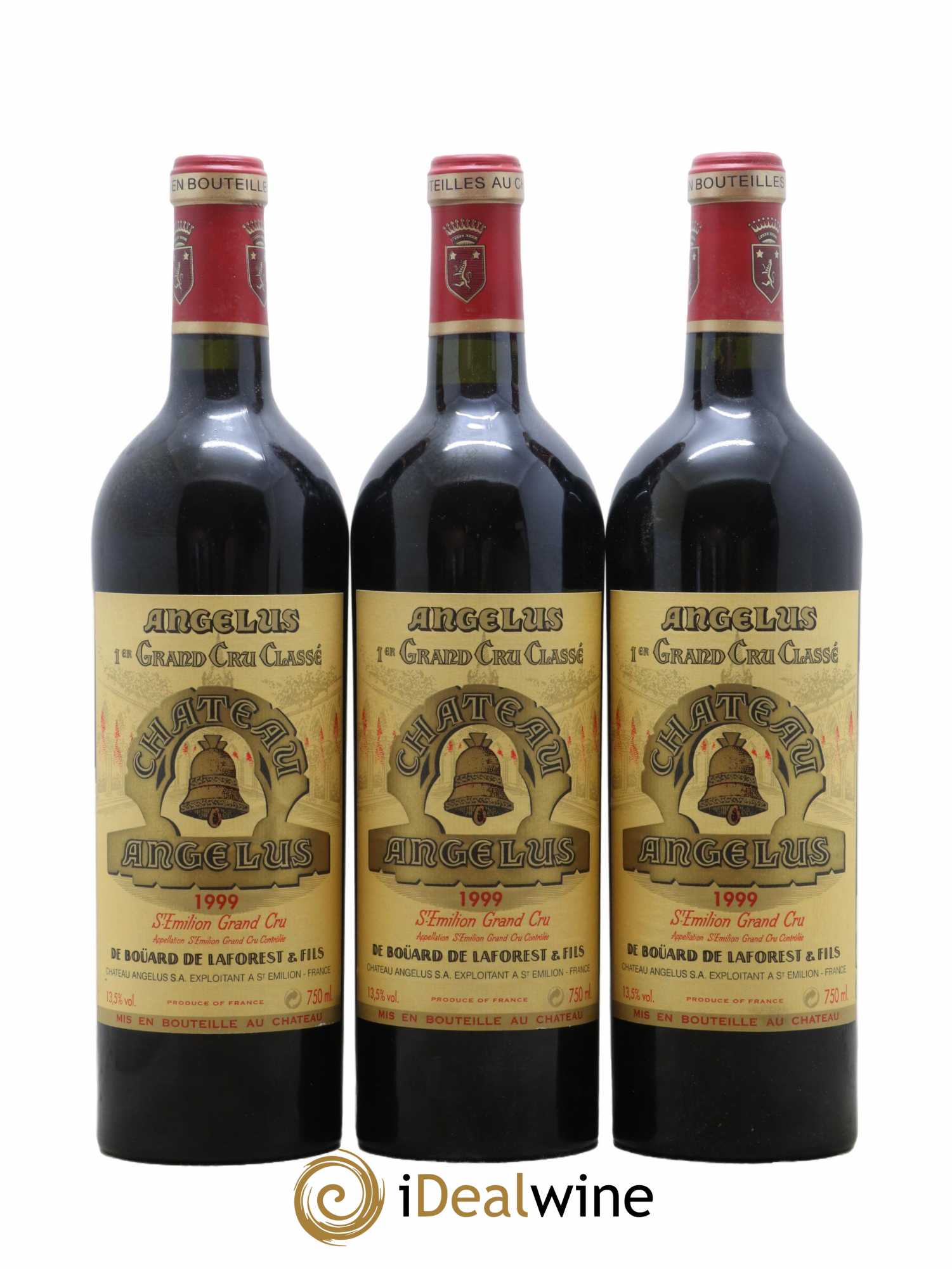 Château Angélus 1er Grand Cru Classé A 1999 - Lot de 6 bouteilles - 2