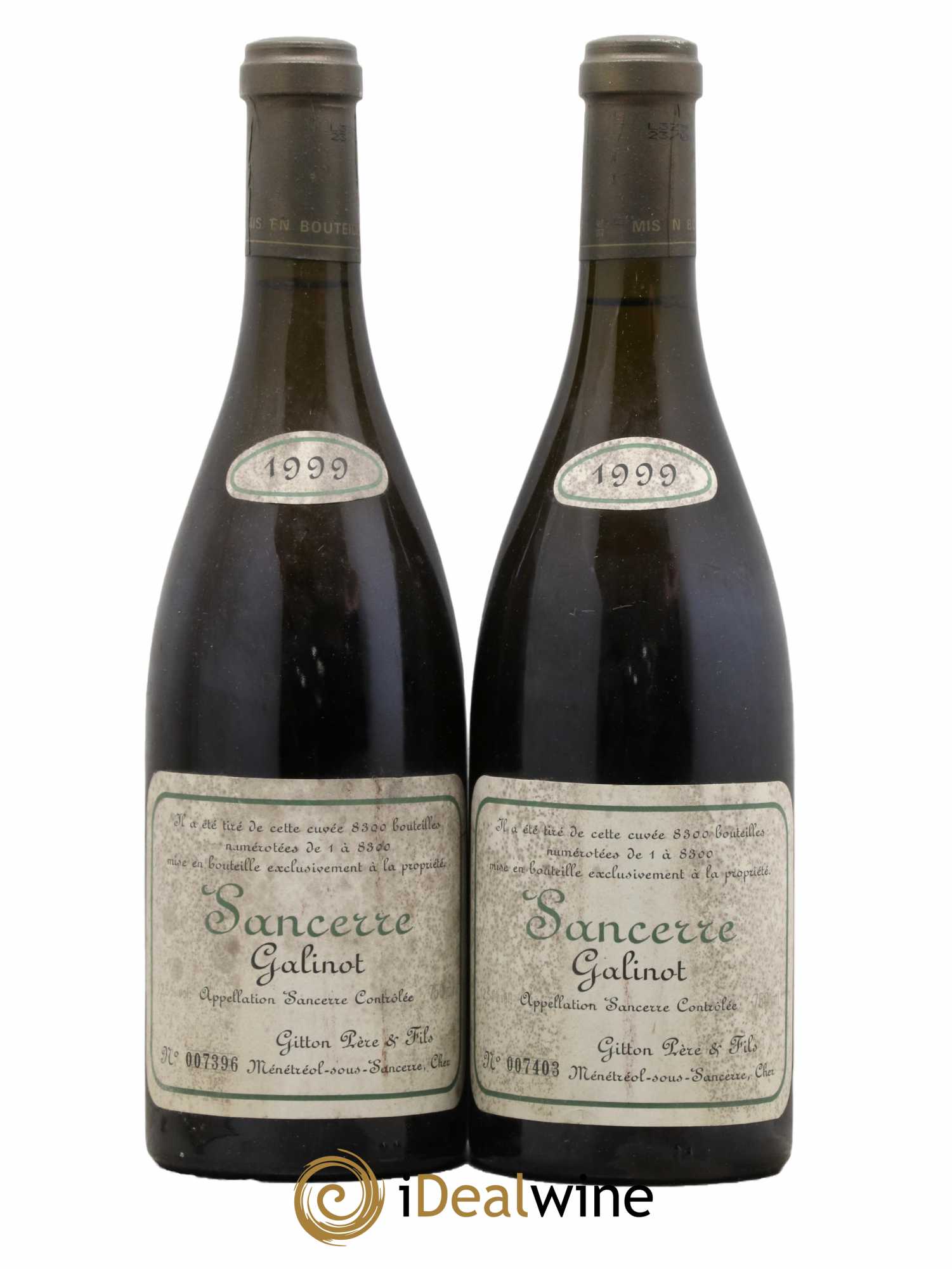 Sancerre Galinots Domaine Gitton 1999 - Lot de 2 bouteilles - 0
