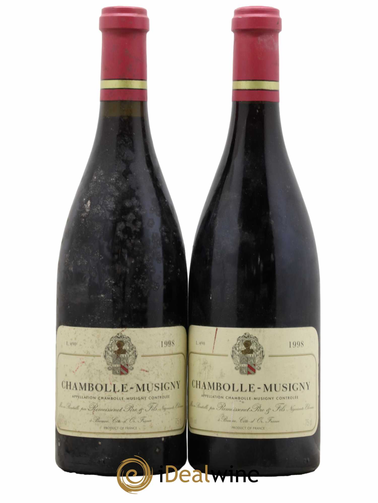 Chambolle-Musigny Domaine Remoissenet 1998 - Lot de 2 bouteilles - 0