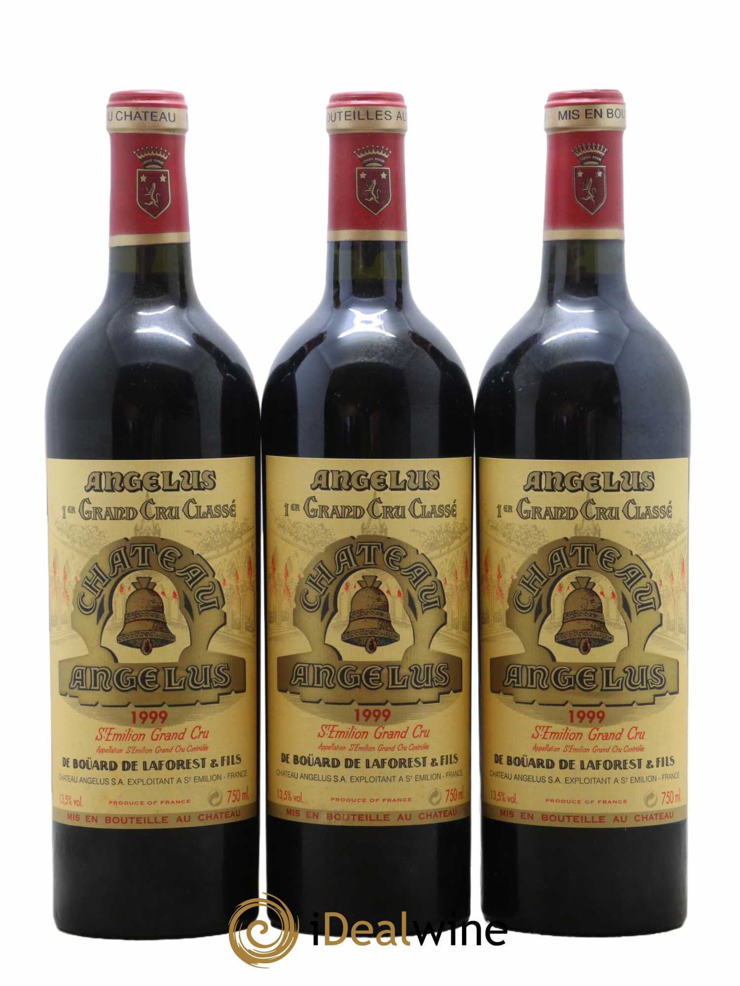 Château Angélus 1er Grand Cru Classé A 1999 - Lot de 6 bouteilles - 1