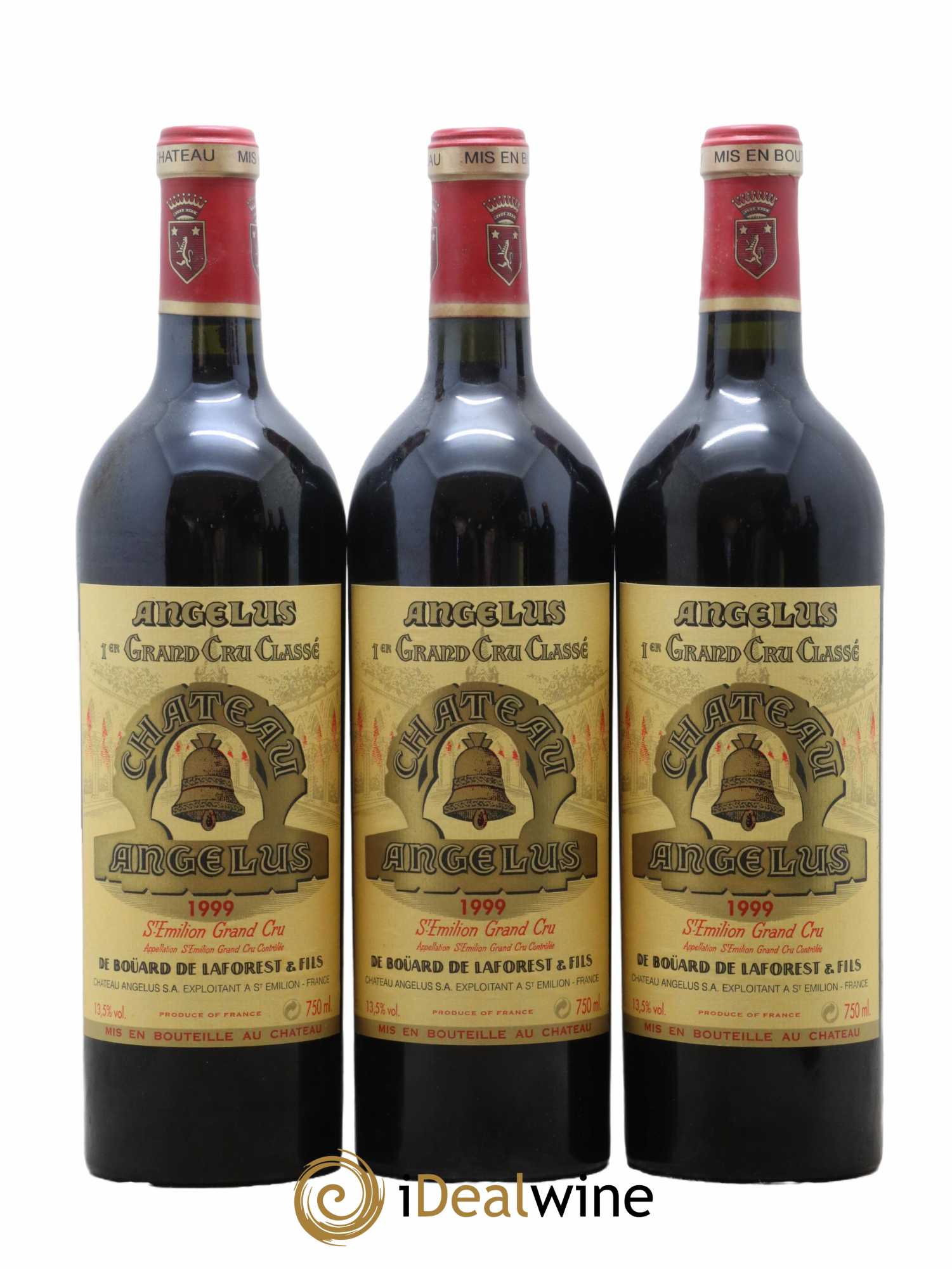 Château Angélus 1er Grand Cru Classé A 1999 - Lot de 6 bouteilles - 2