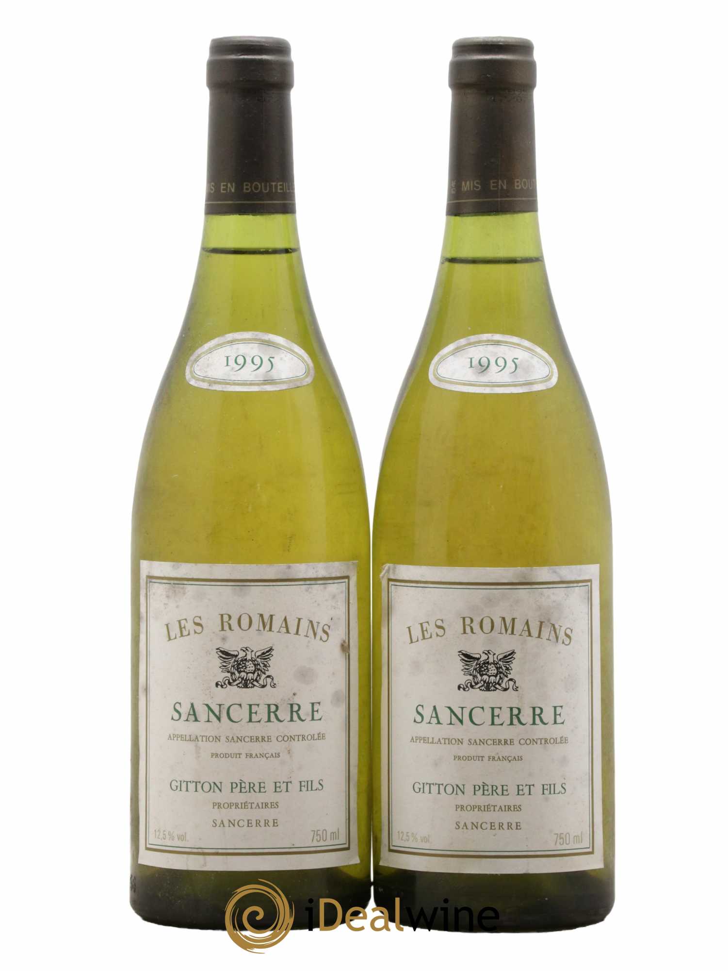 Sancerre Les Romains Domaine Gitton 1995 - Lot de 2 bouteilles - 0