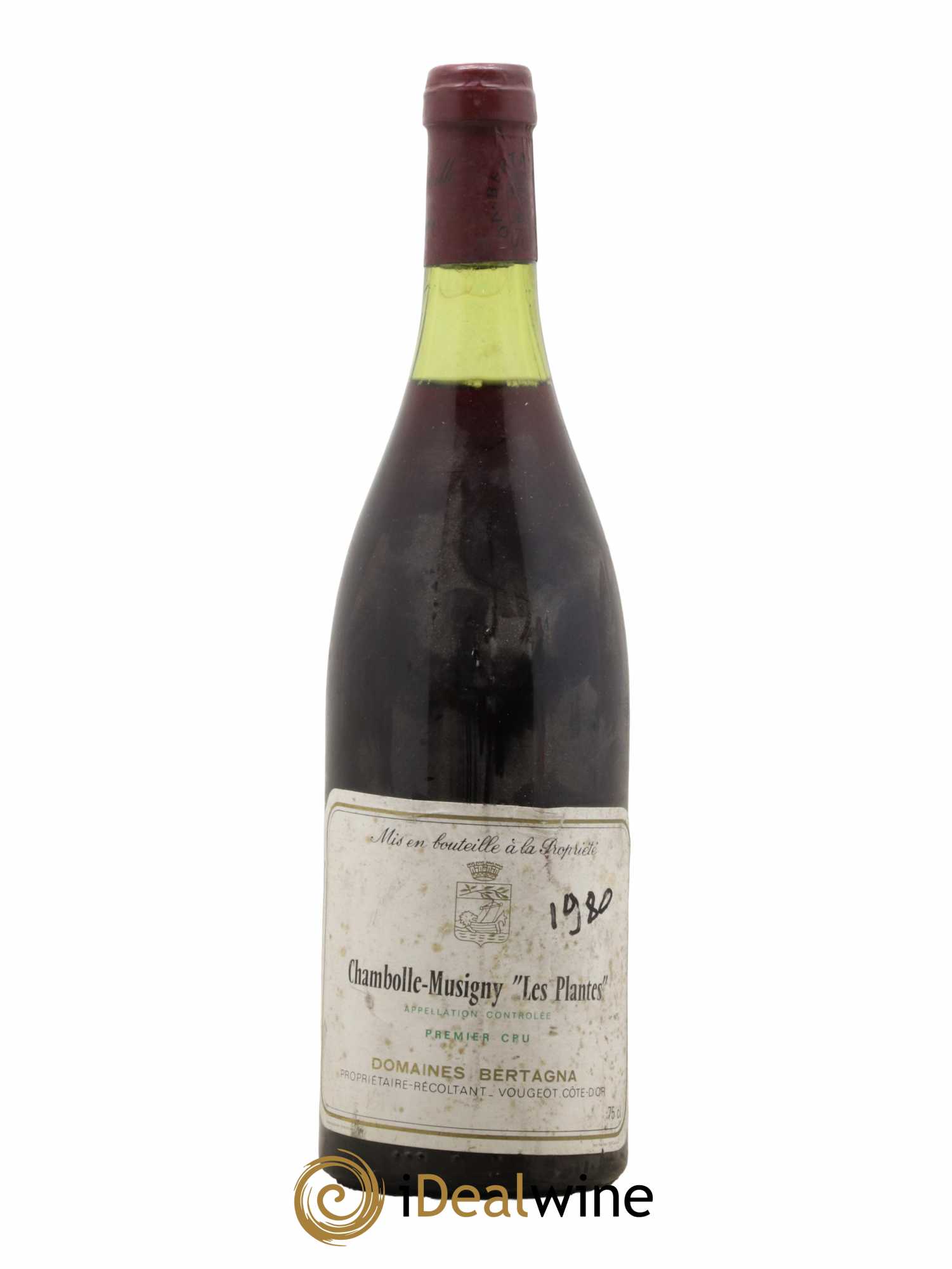 Chambolle-Musigny 1er Cru Les Plantes Bertagna 1980 - Lot de 1 bouteille - 0