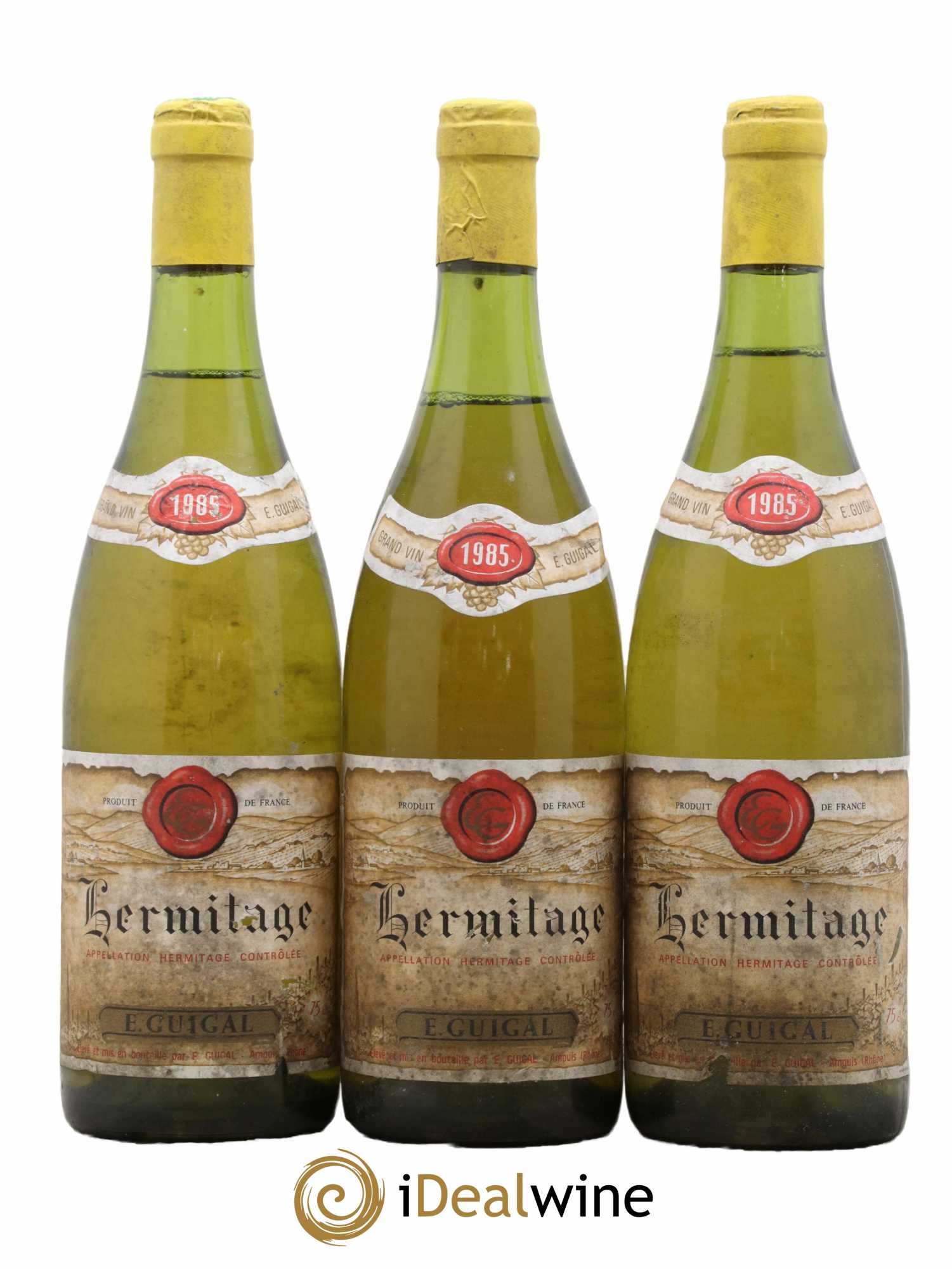 Hermitage Guigal 1985 - Lot de 3 bouteilles - 0