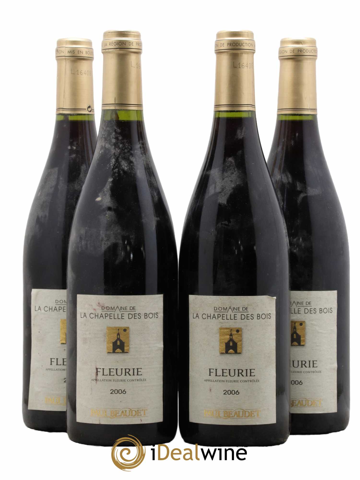 Fleurie La Chapelle des Bois Beaudet 2006 - Lot de 4 bouteilles - 0