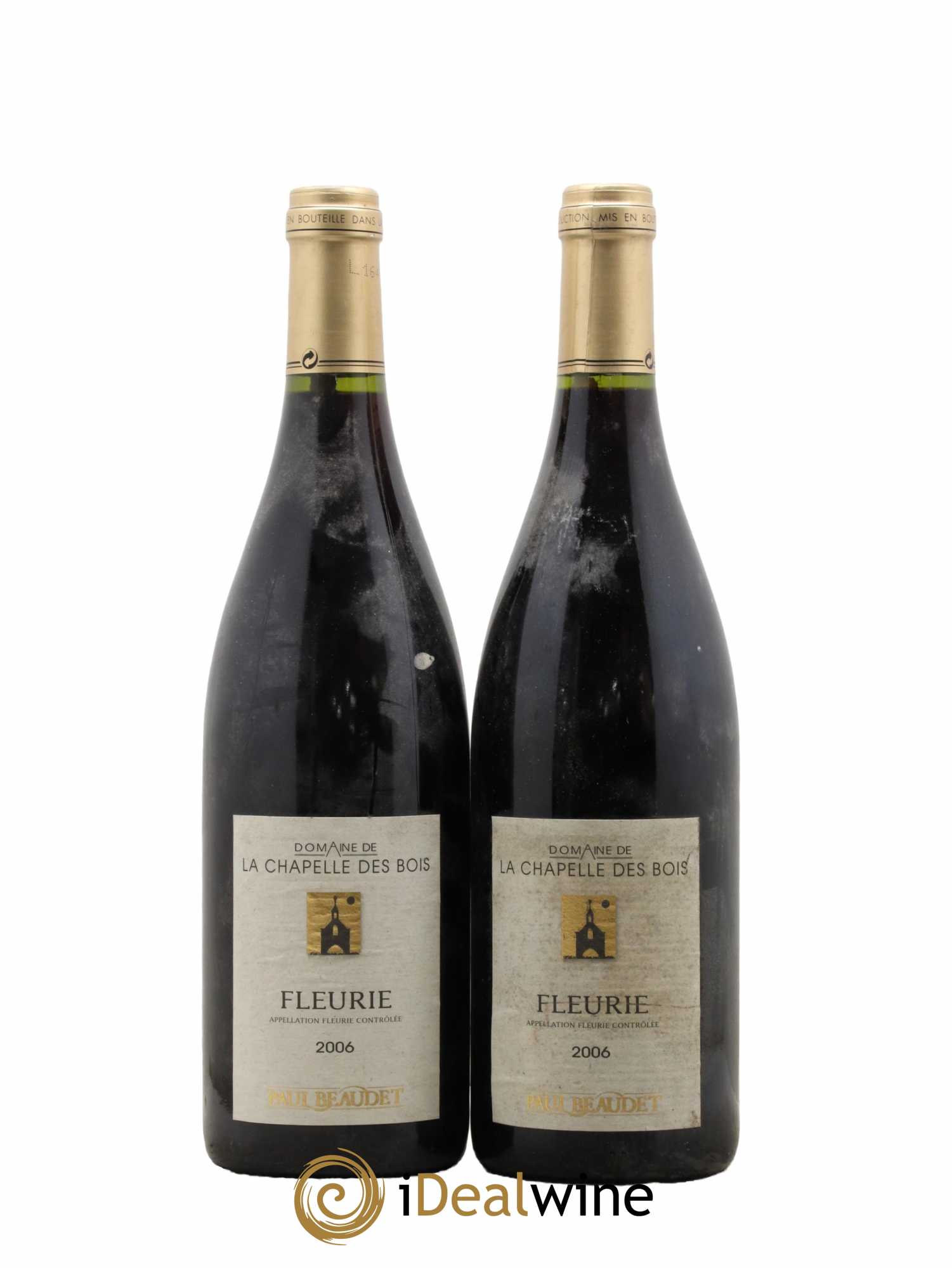 Fleurie La Chapelle des Bois Beaudet 2006 - Lot of 2 bottles - 0