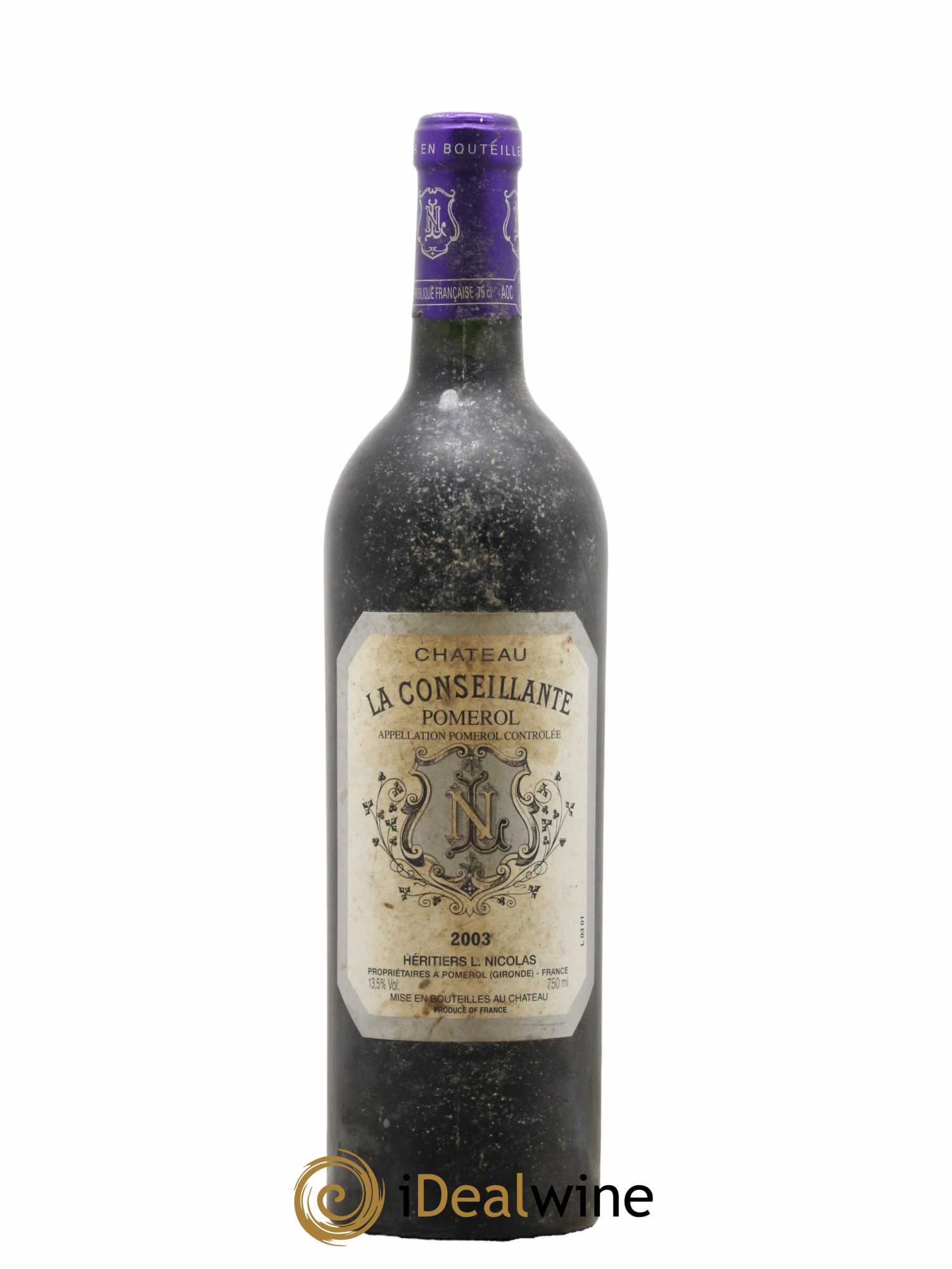 Château la Conseillante 2003 - Lot de 1 bouteille - 0