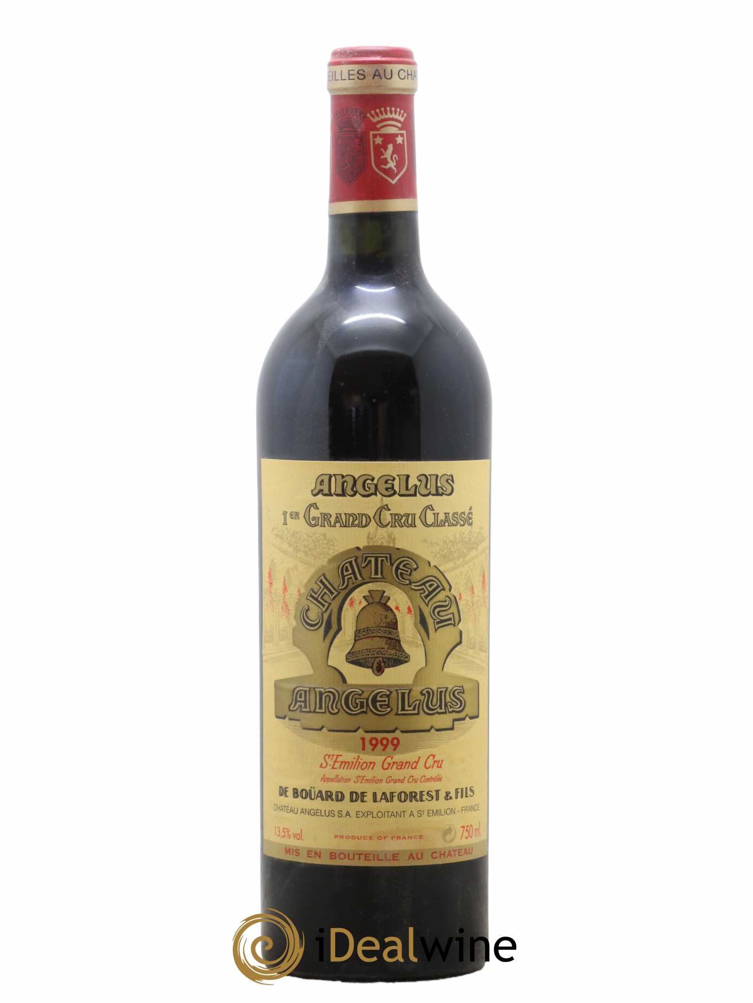 Château Angélus 1er Grand Cru Classé A 1999 - Lot de 1 bouteille - 0