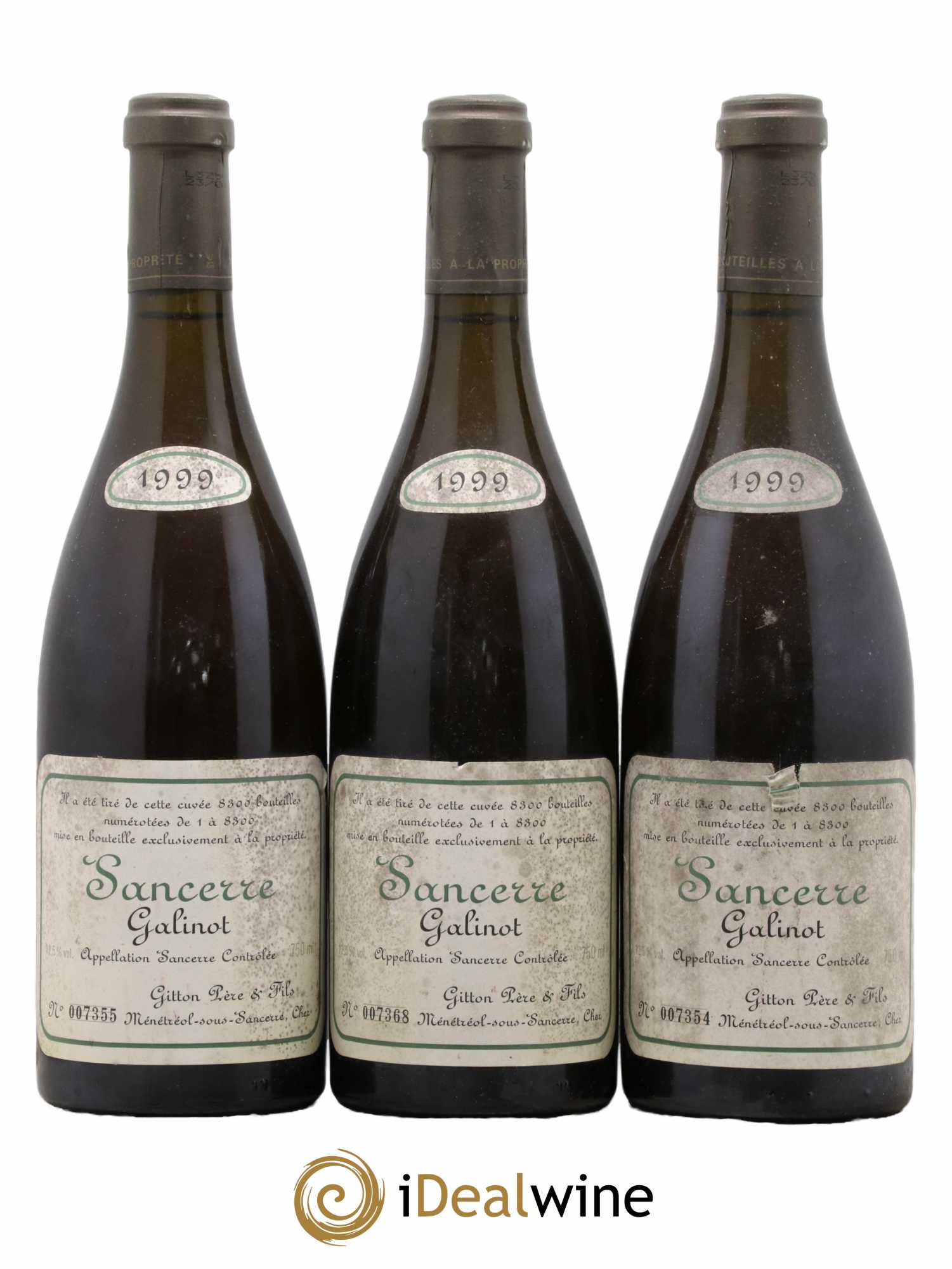 Sancerre Galinots Domaine Gitton 1999 - Lot de 3 bouteilles - 0