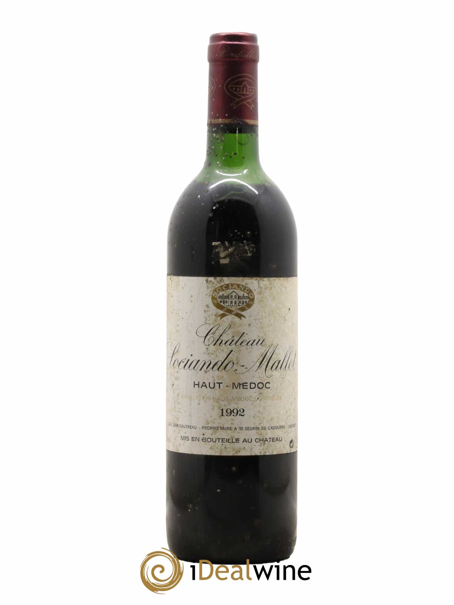 Château Sociando Mallet 1992 - Lotto di 1 bottiglia - 0