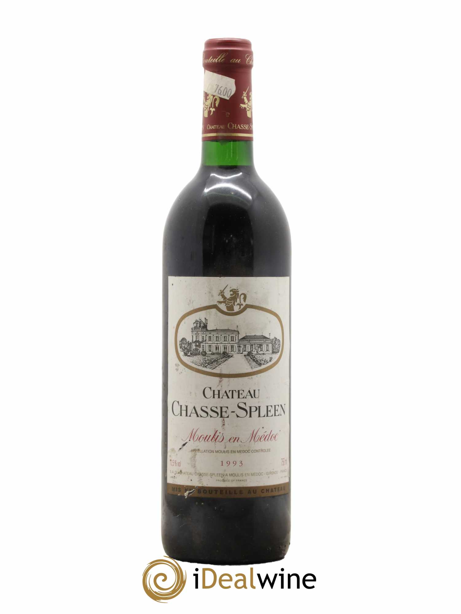 Château Chasse Spleen 1993 - Lot de 1 bouteille - 0