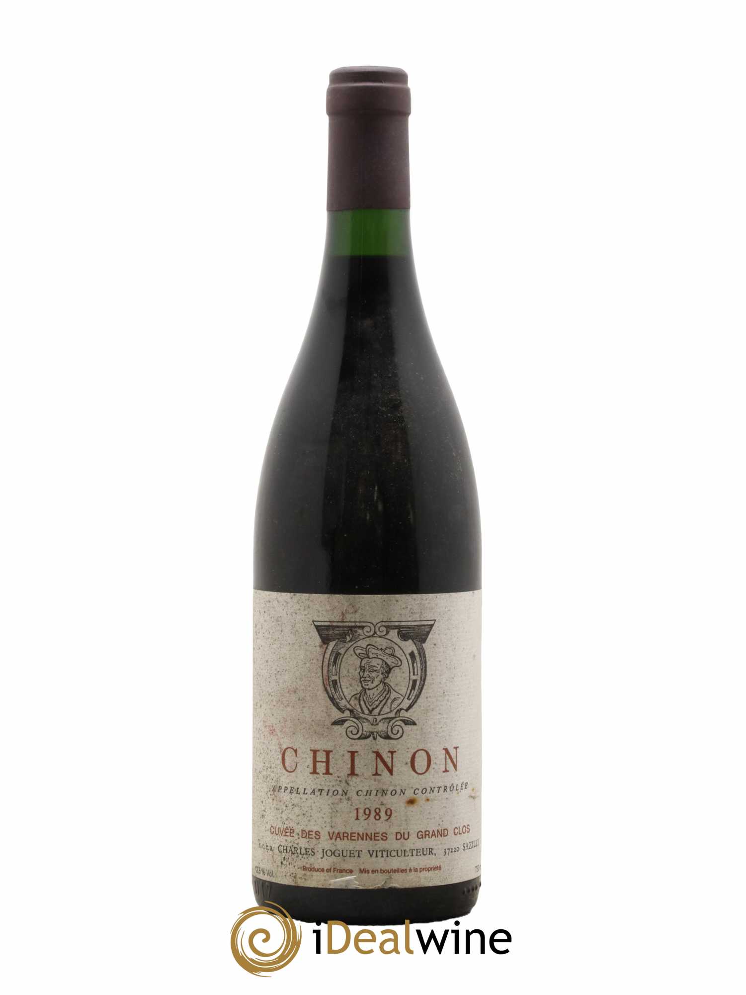 Chinon Les Varennes du Grand Clos Charles Joguet 1989 - Lot de 1 bouteille - 0
