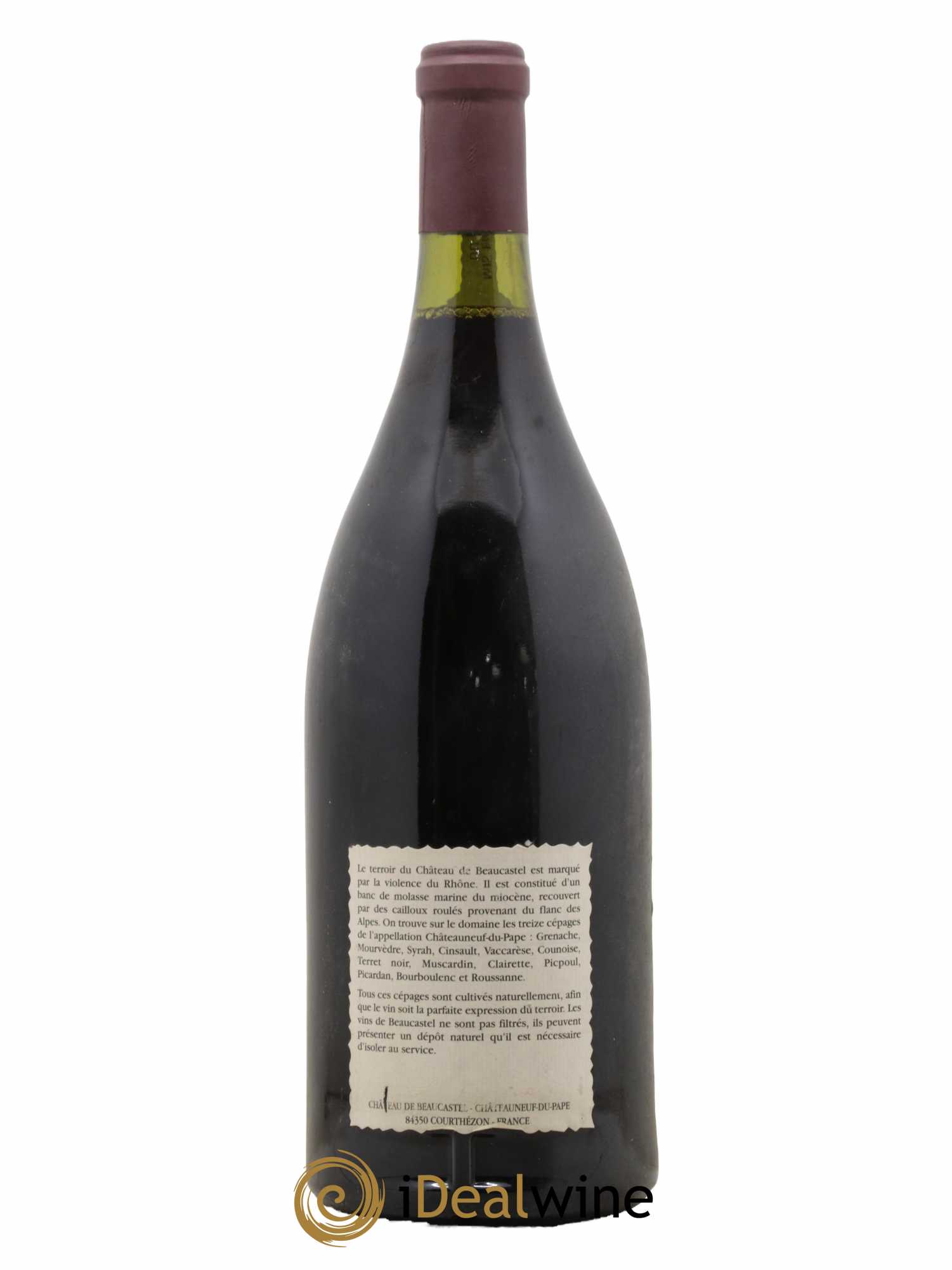 Châteauneuf-du-Pape Château de Beaucastel Famille Perrin 1995 - Lot de 1 magnum - 1