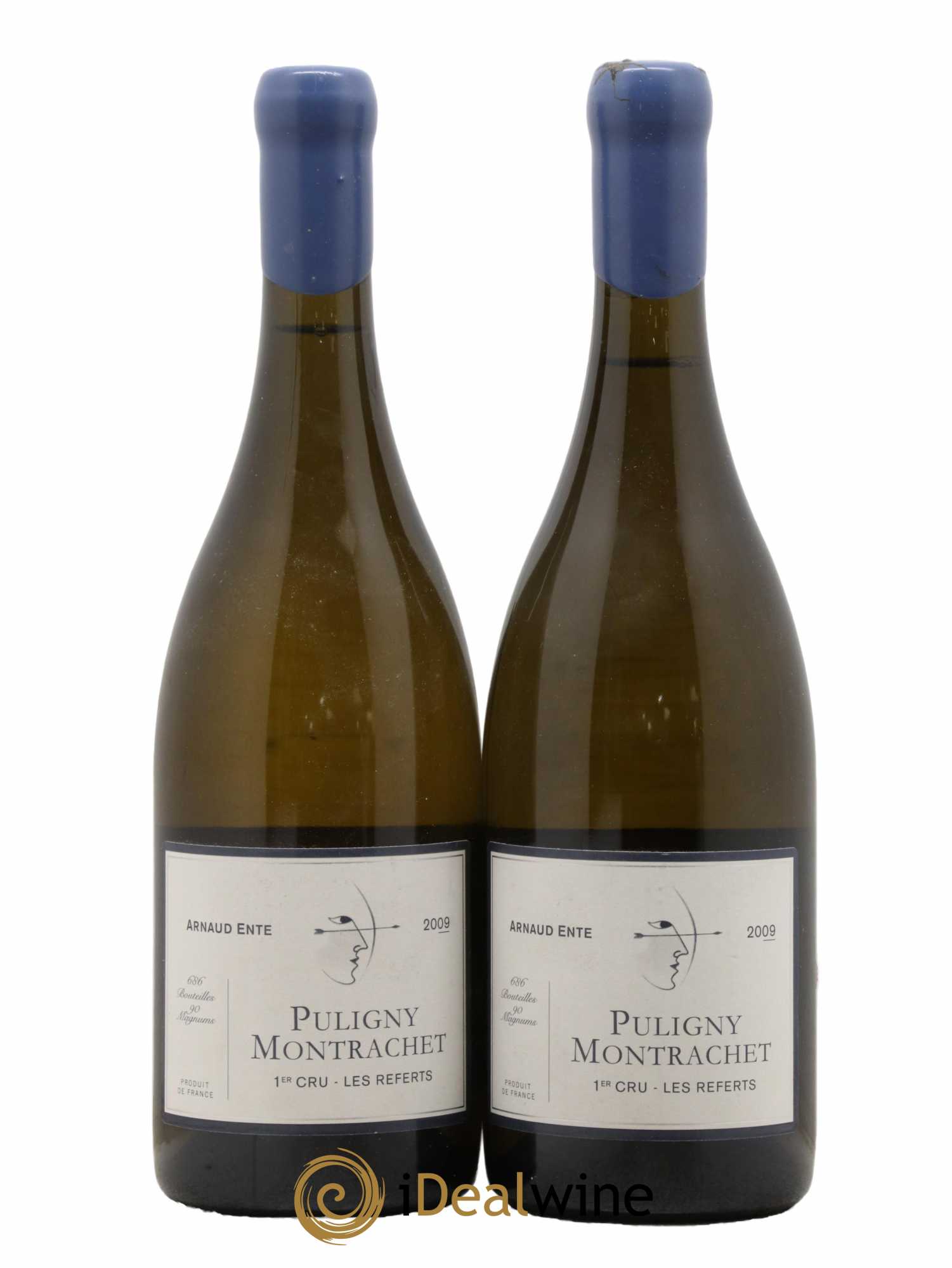 Puligny-Montrachet 1er Cru Les Referts Arnaud Ente 2009 - Posten von 2 Flaschen - 0