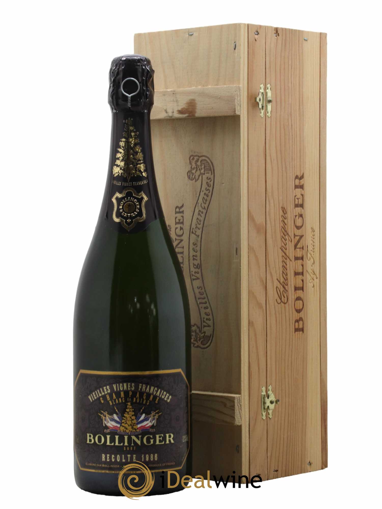 Brut Vieilles Vignes Françaises Bollinger 1986 - Lot de 1 bouteille - 0