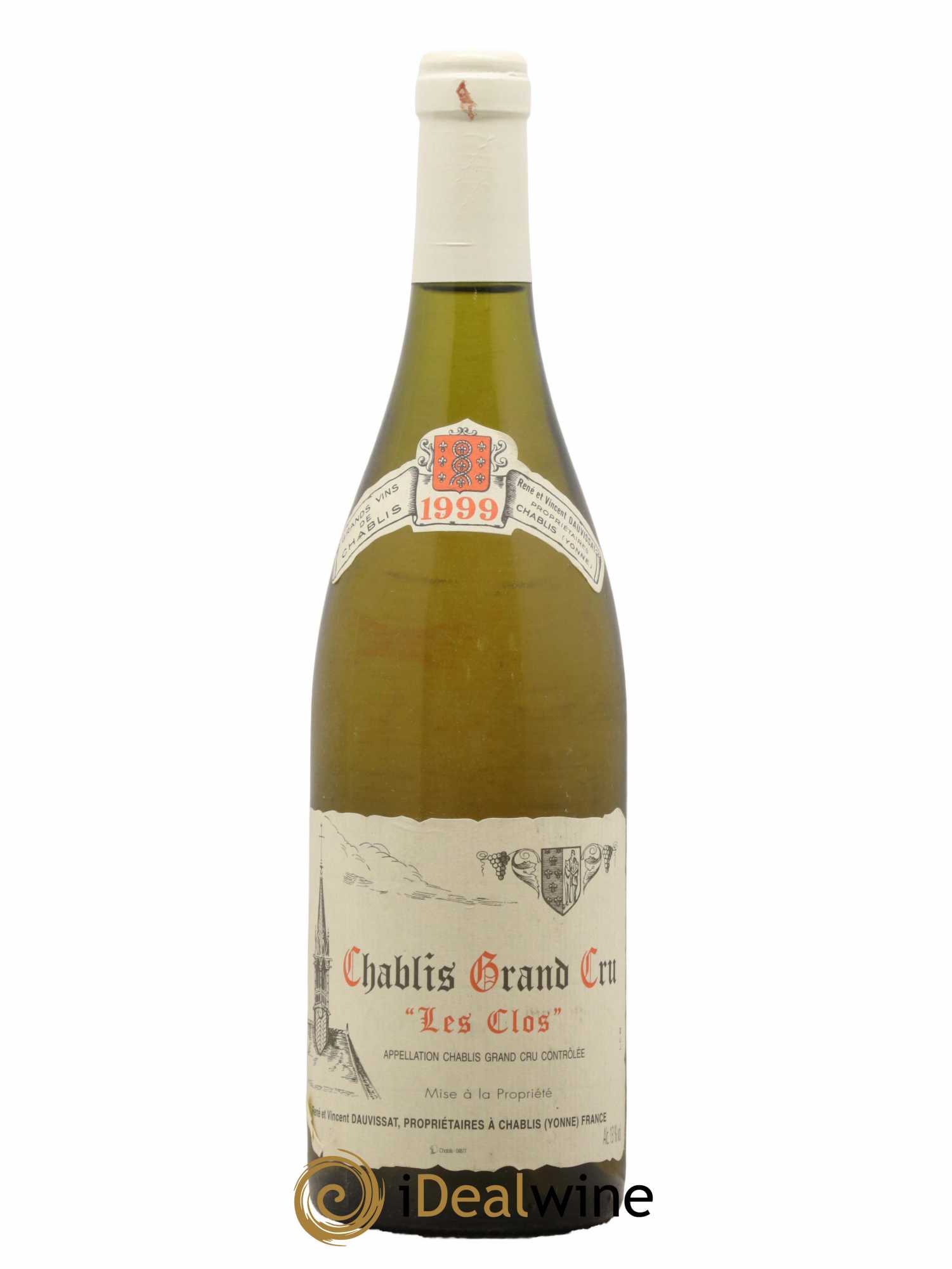 Chablis Grand Cru Les Clos Vincent Dauvissat (Domaine) 1999 - Lot de 1 bouteille - 0