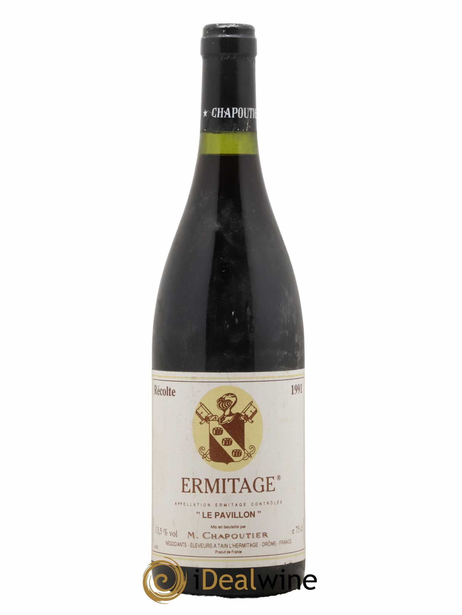 Hermitage Ermitage Le Pavillon Chapoutier 1991 - Lot de 1 bouteille - 0