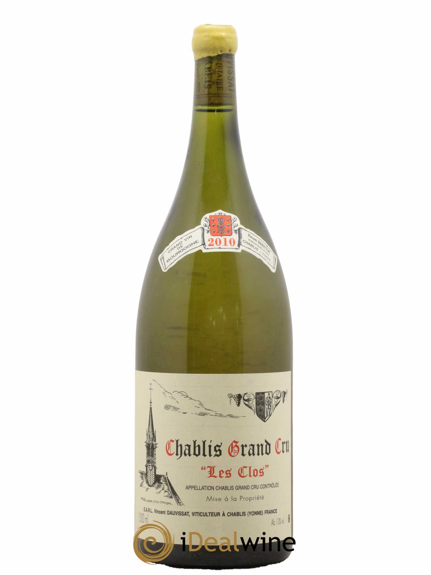 Chablis Grand Cru Les Clos Vincent Dauvissat (Domaine) 2010 - Lot de 1 magnum - 0