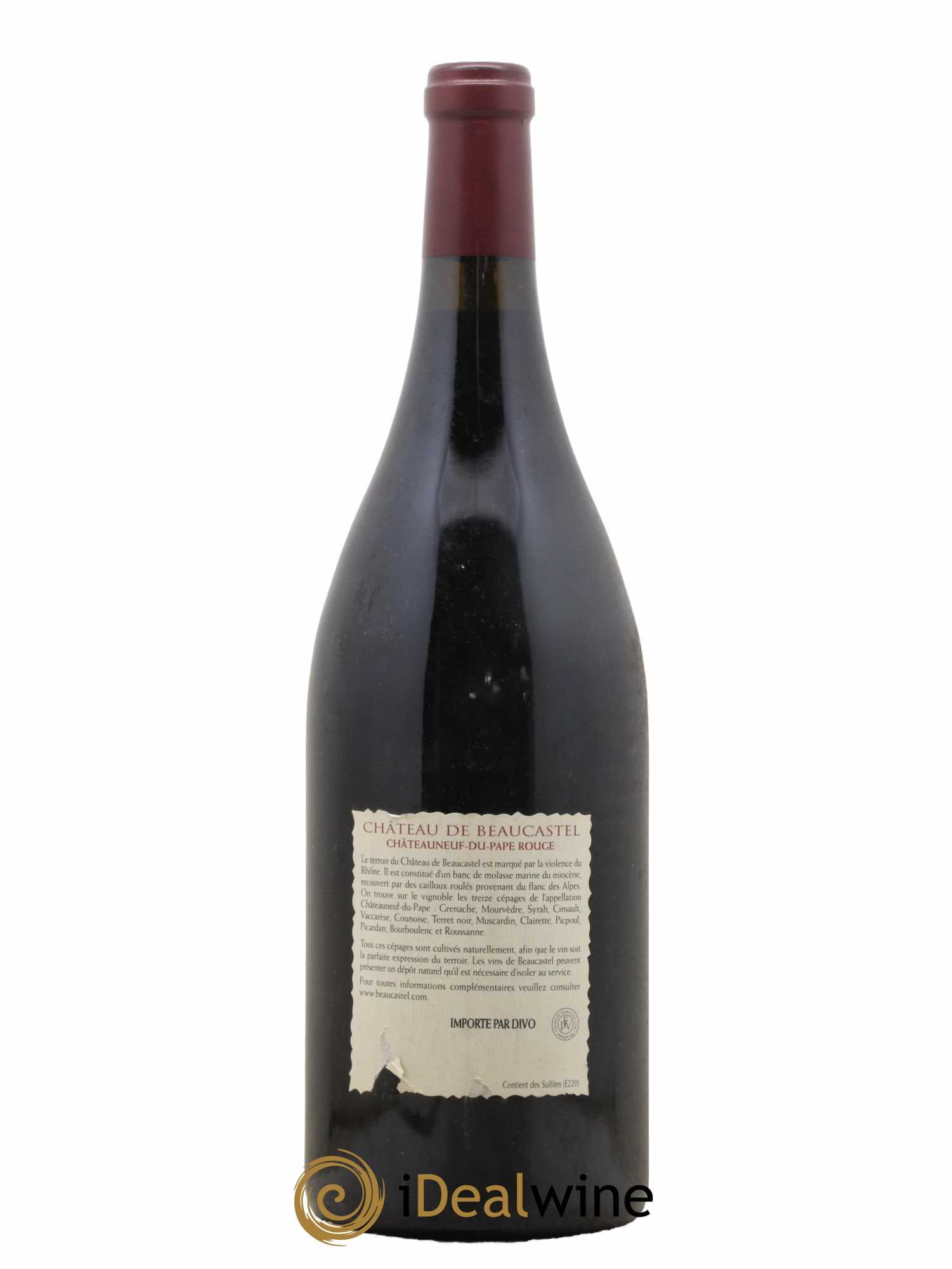 Châteauneuf-du-Pape Château de Beaucastel Famille Perrin 1998 - Lot de 1 magnum - 1