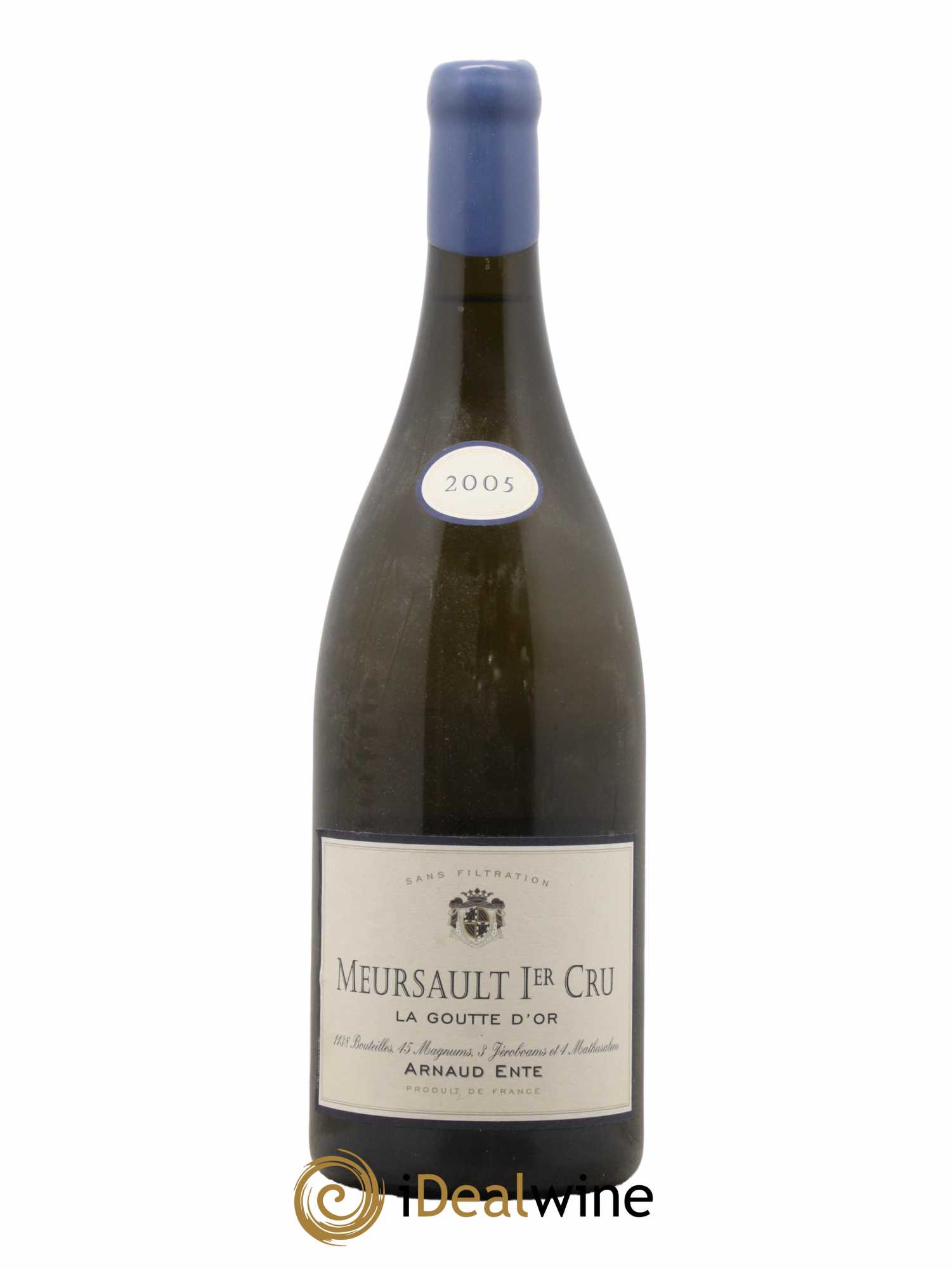 Meursault 1er Cru Goutte d'Or Arnaud Ente 2005 - Posten von 1 Magnum - 0