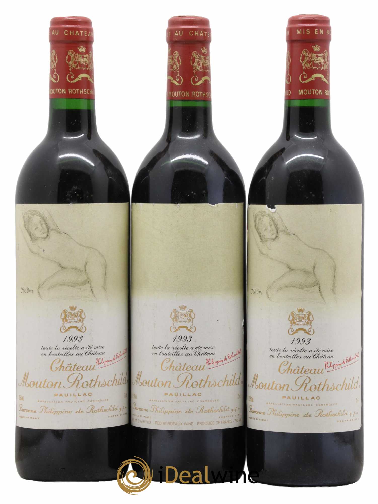 Buy Château Mouton Rothschild 1er Grand Cru Classé 1993 (lot
