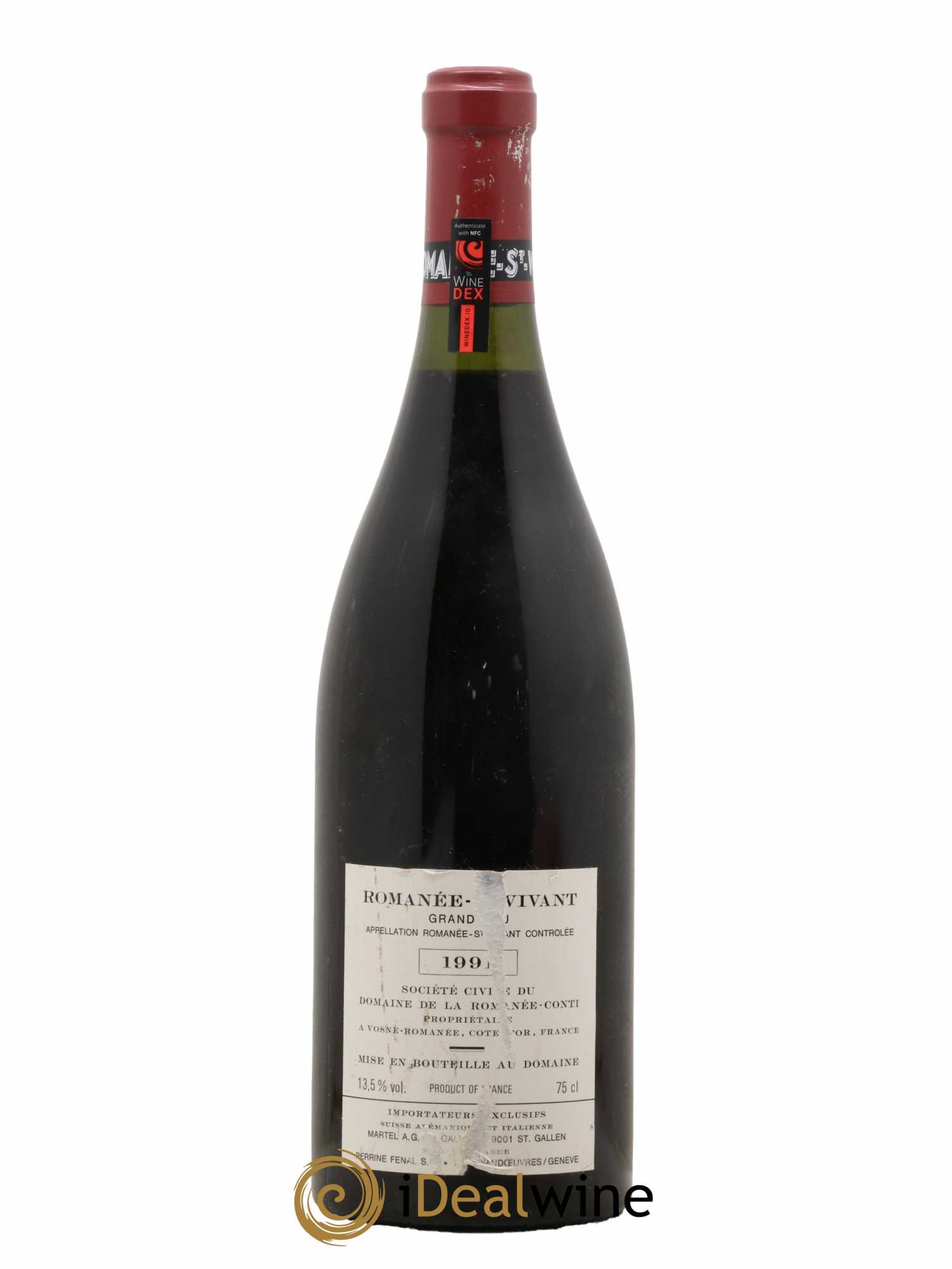 Romanée-Saint-Vivant Grand Cru Domaine de la Romanée-Conti 1991 - Lot of 1 bottle - 1