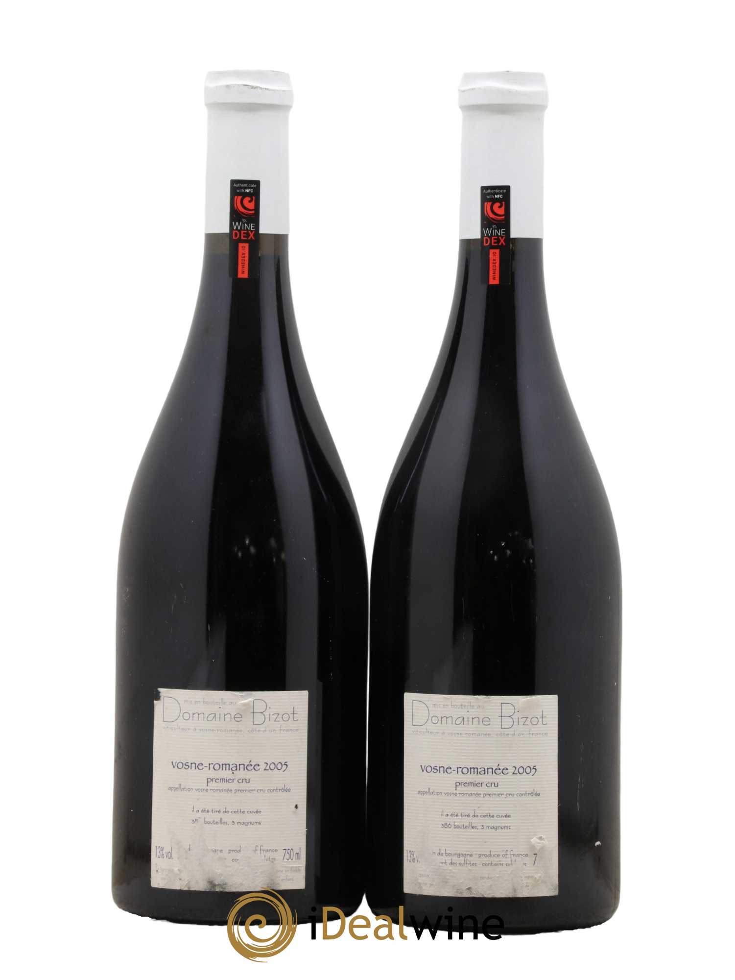 Vosne-Romanée 1er Cru Bizot (Domaine) 2005 - Lot de 2 bouteilles - 1