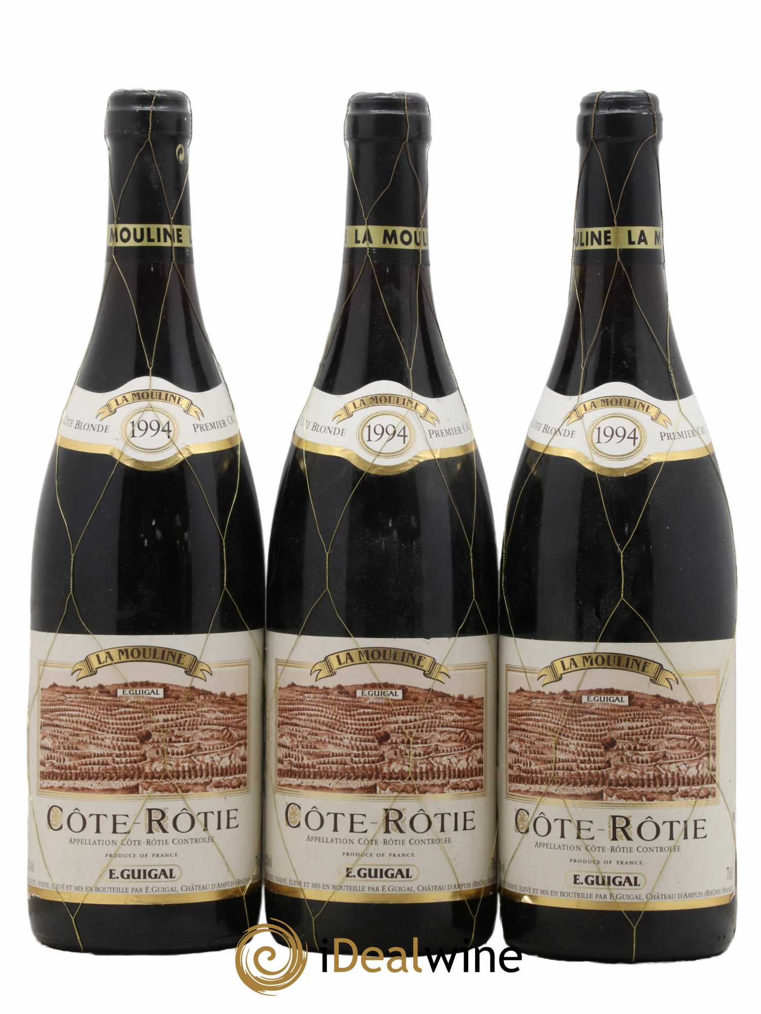 Côte-Rôtie La Mouline Guigal 1994 - Lot de 3 bouteilles - 0