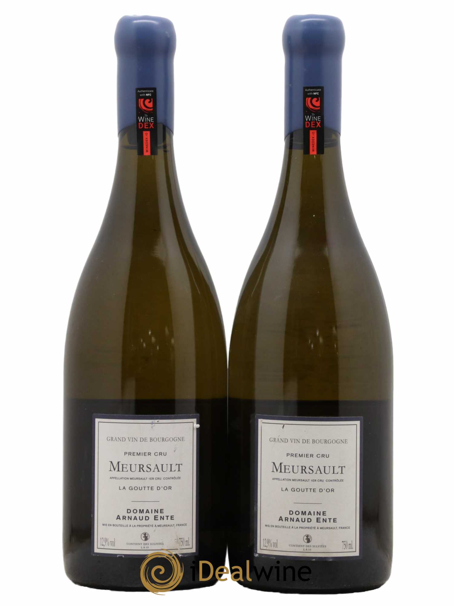 Meursault 1er Cru Goutte d'Or Arnaud Ente 2010 - Lot de 2 bouteilles - 1