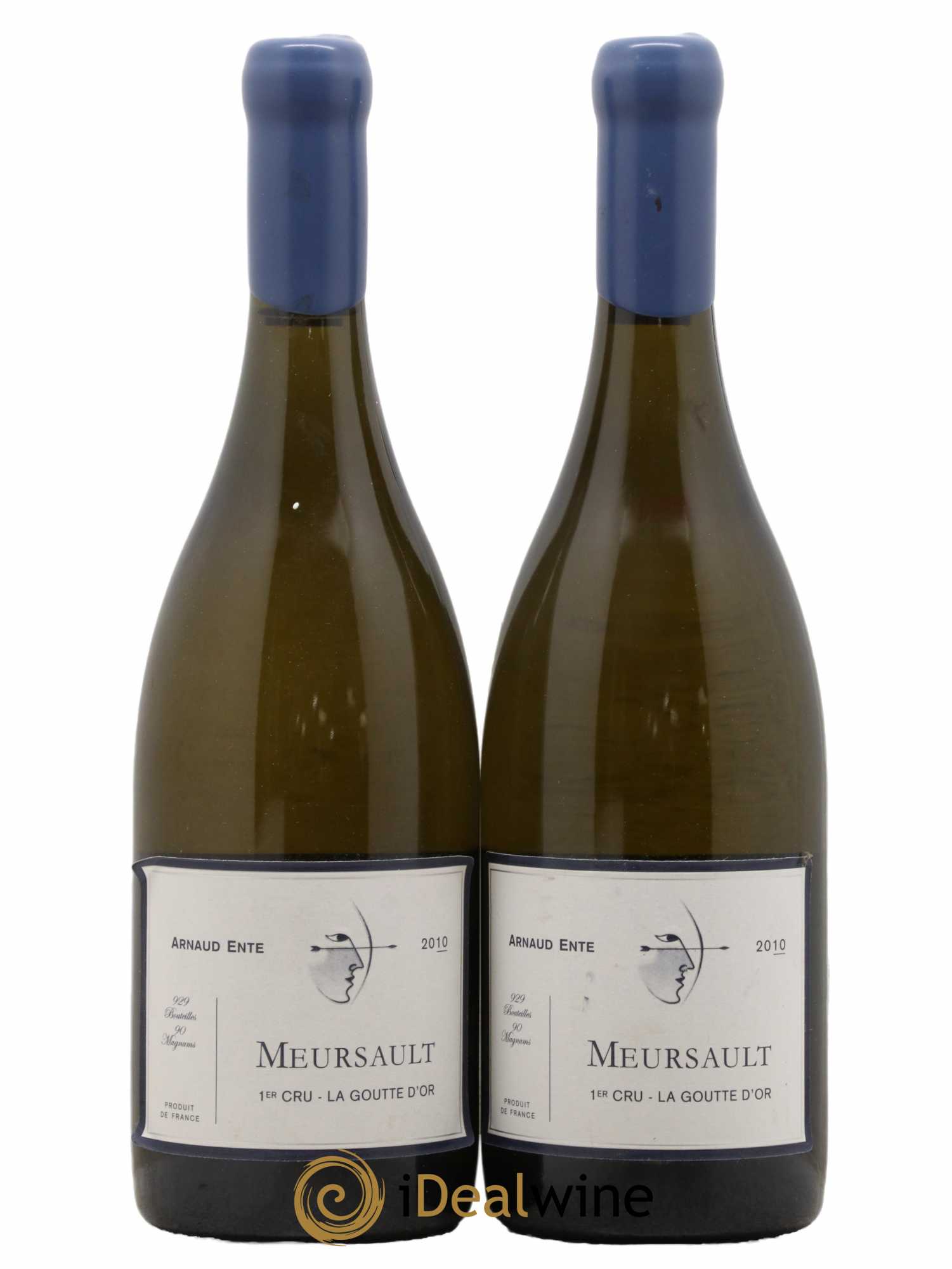 Meursault 1er Cru Goutte d'Or Arnaud Ente 2010 - Lot de 2 bouteilles - 0