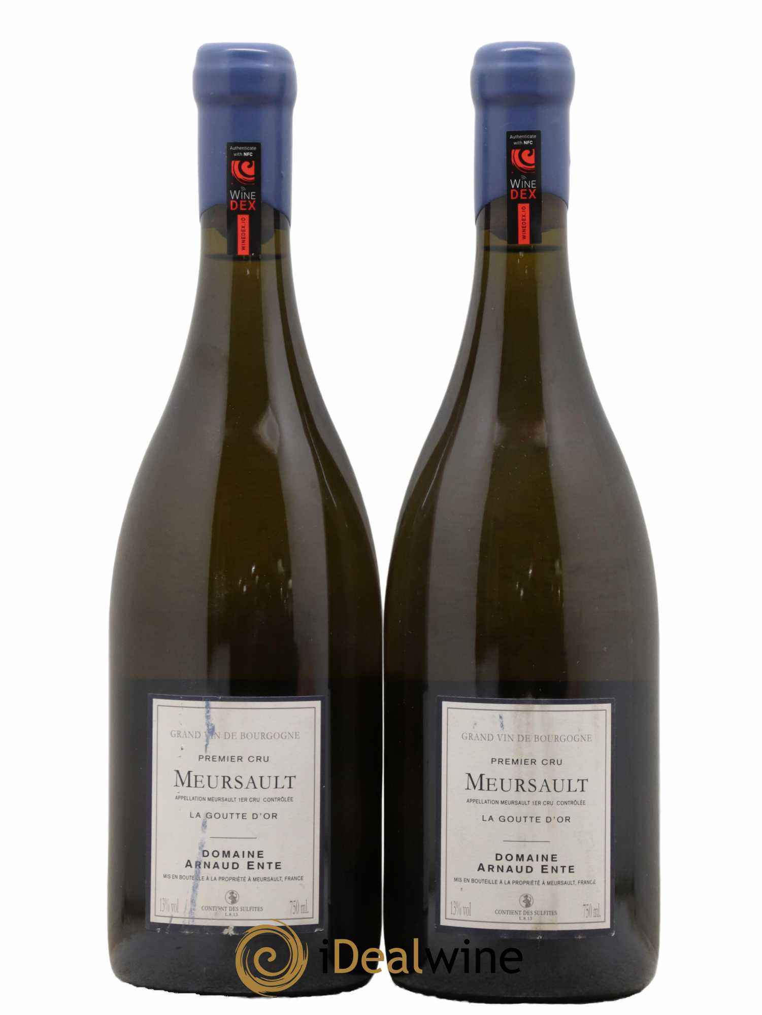 Meursault 1er Cru Goutte d'Or Arnaud Ente 2013 - Lot de 2 bouteilles - 1