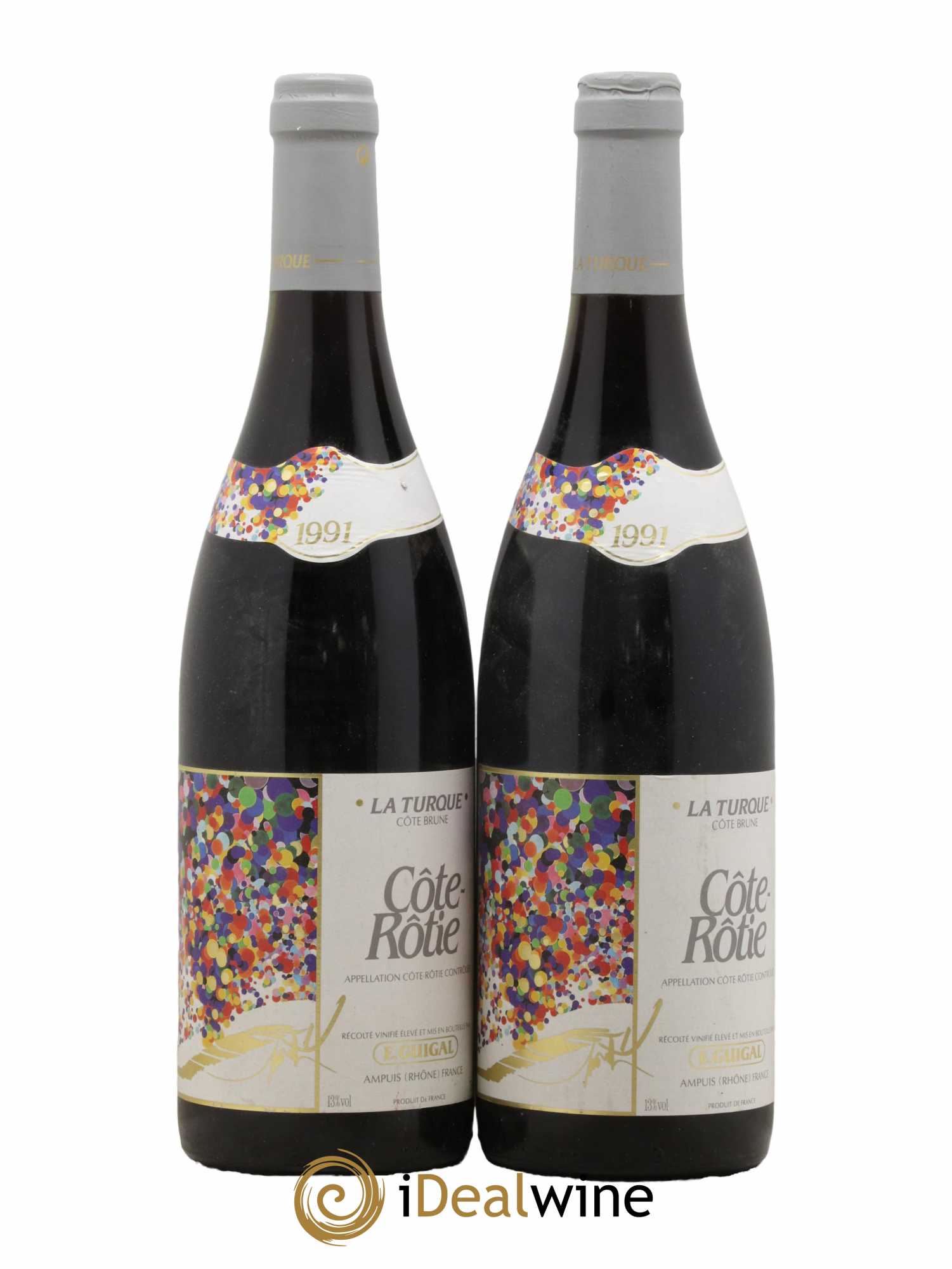 Côte-Rôtie La Turque Guigal 1991 - Lot de 2 bouteilles - 0
