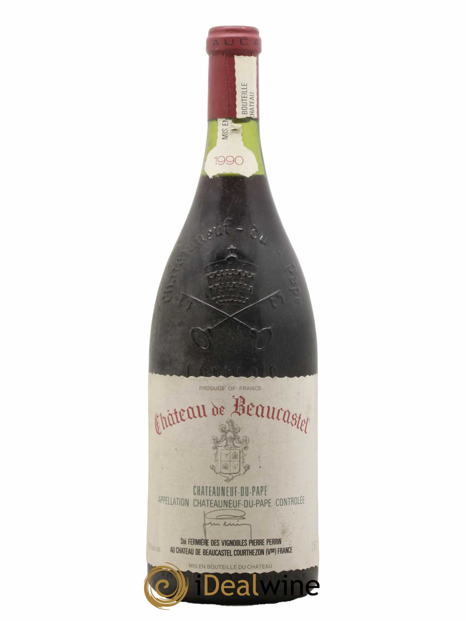 Châteauneuf-du-Pape Château de Beaucastel Famille Perrin 1990 - Lot de 1 magnum - 0
