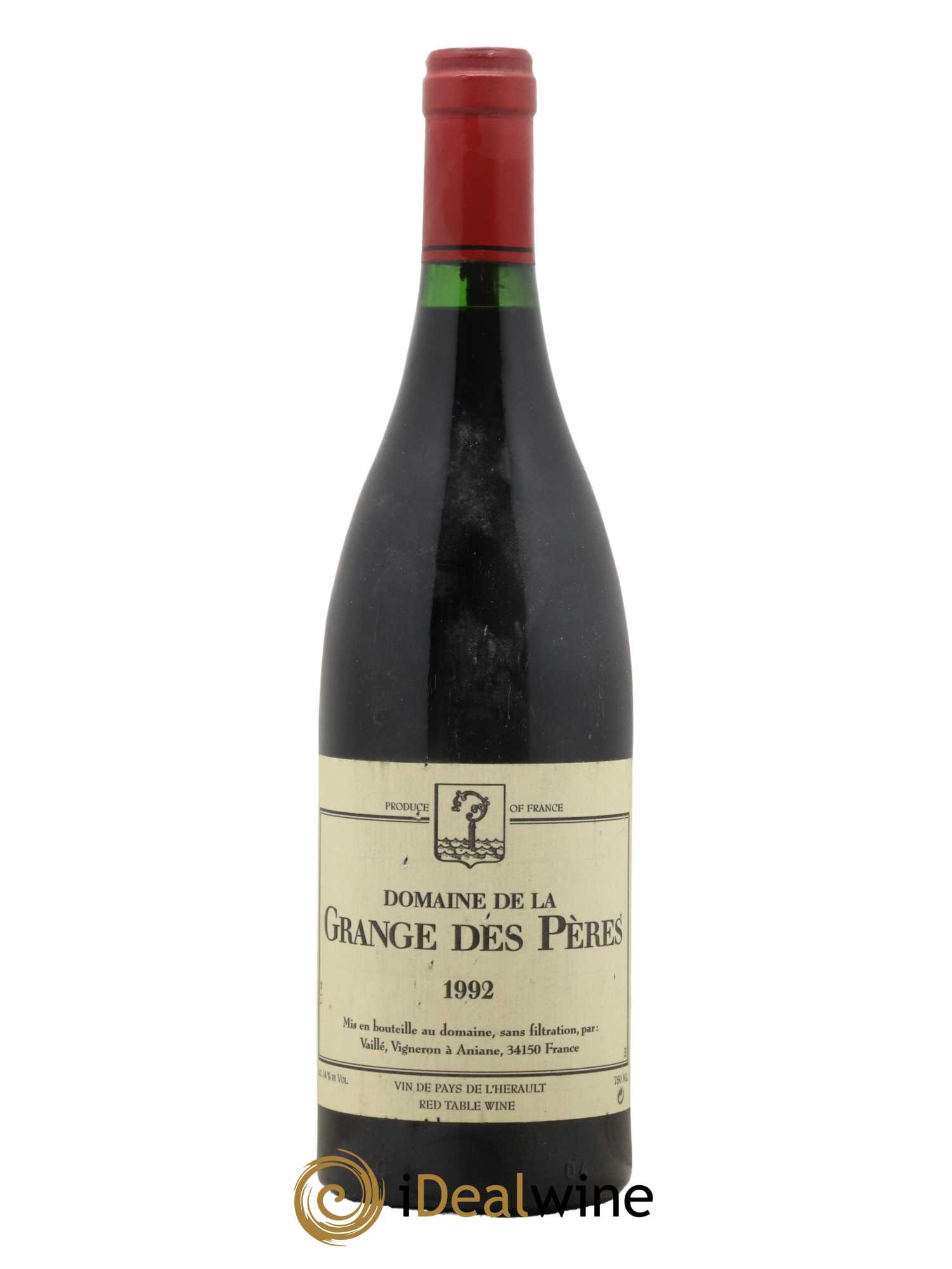Pays d'Hérault Grange des Pères Laurent Vaillé 1992 - Lotto di 1 bottiglia - 0