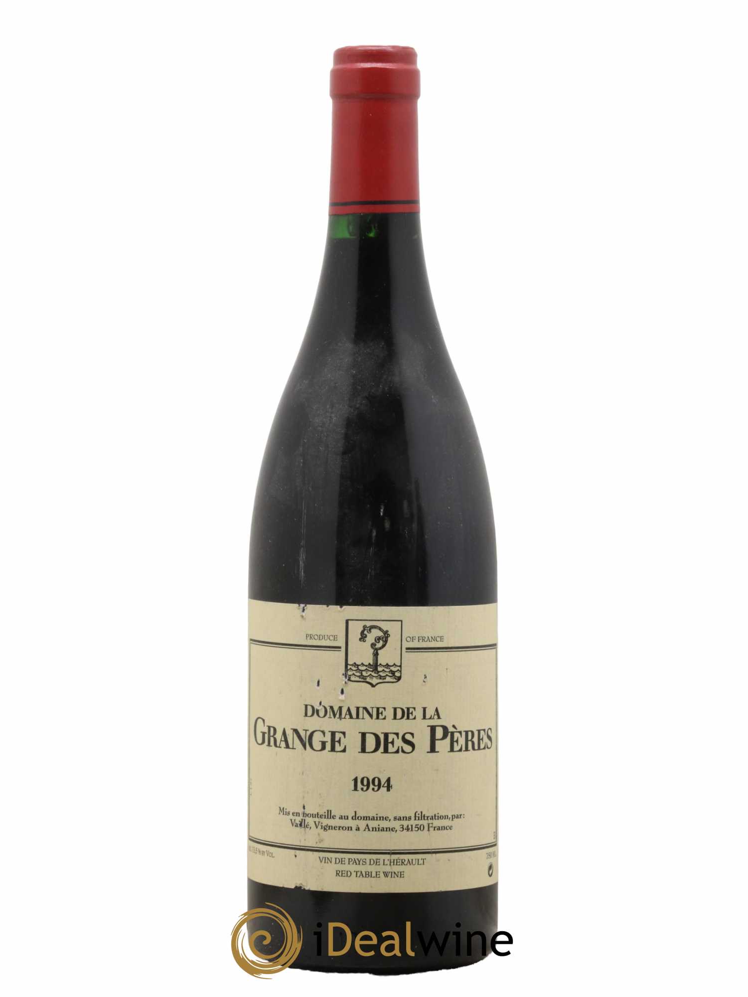 Pays d'Hérault Grange des Pères Laurent Vaillé 1994 - Lot de 1 bouteille - 0
