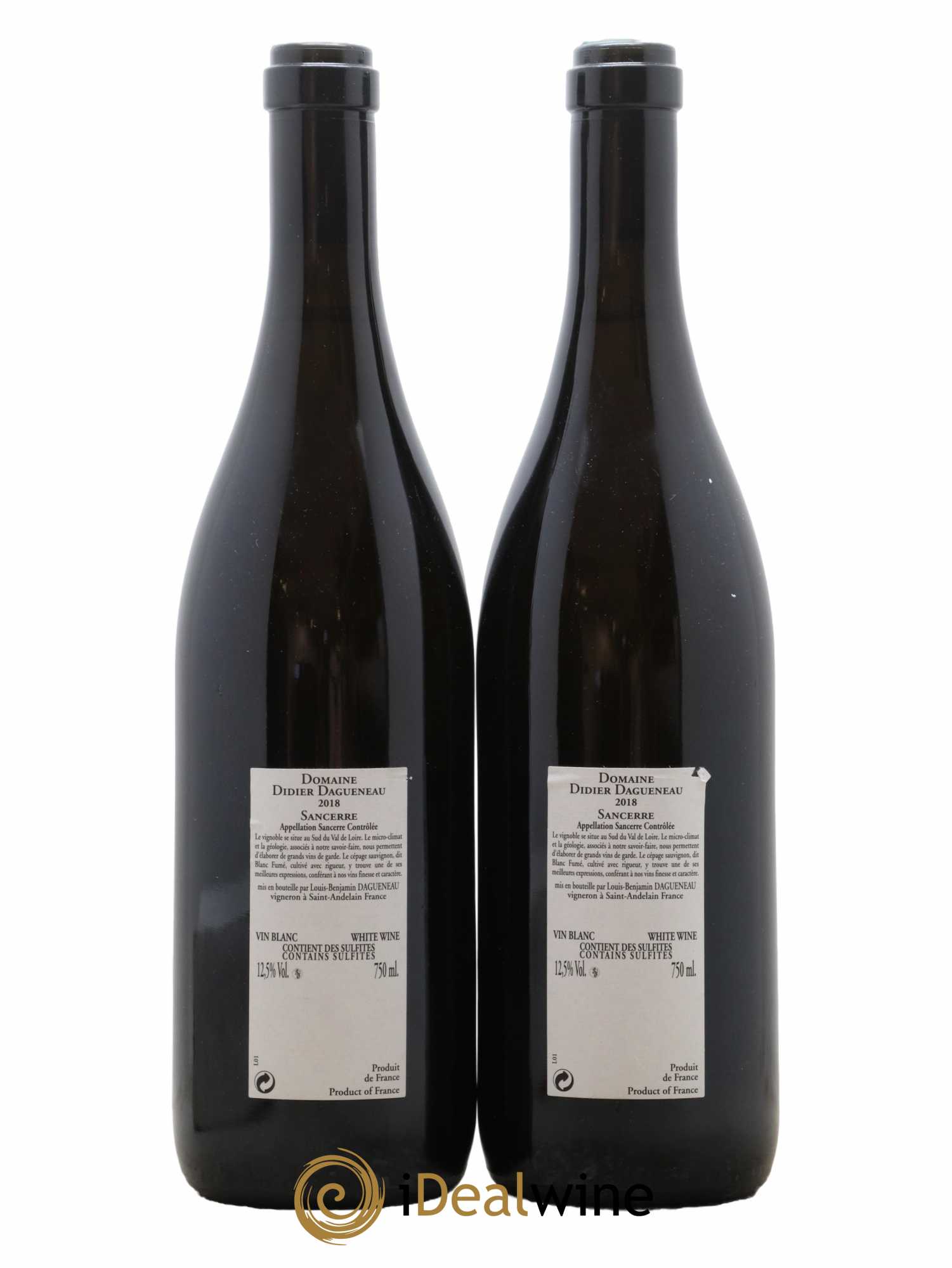 Sancerre En Chailloux Dagueneau 2018 - Lot de 2 bouteilles - 1