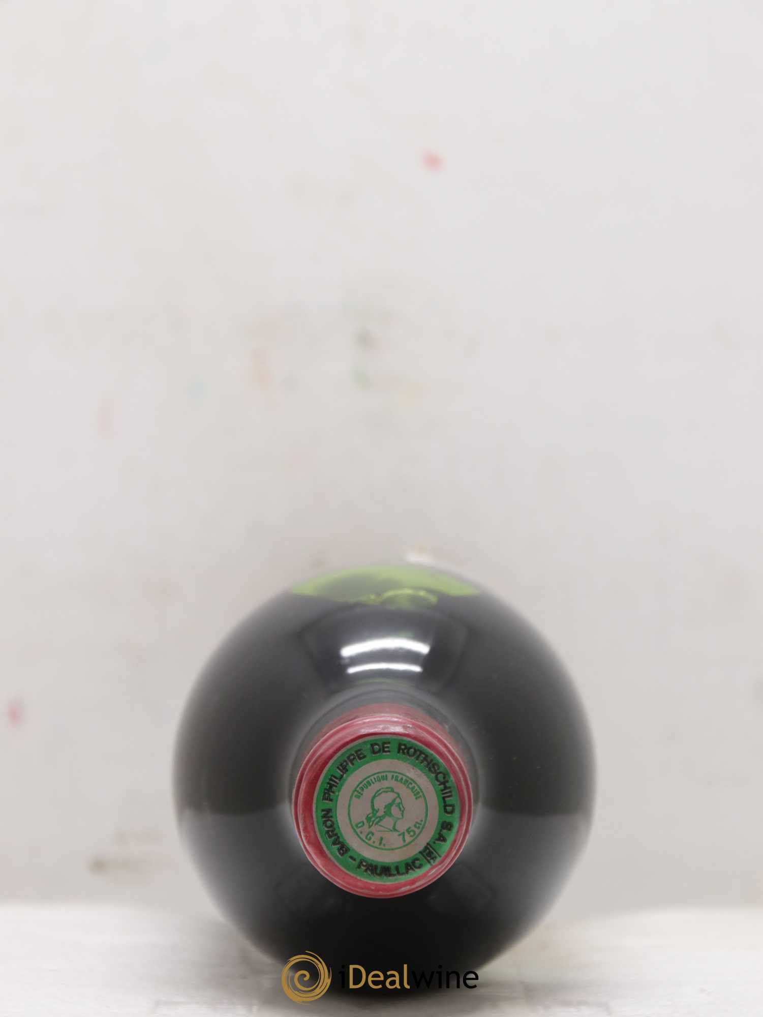 Château Mouton Rothschild 1er Grand Cru Classé 1977 - Lot de 1 bouteille - 1