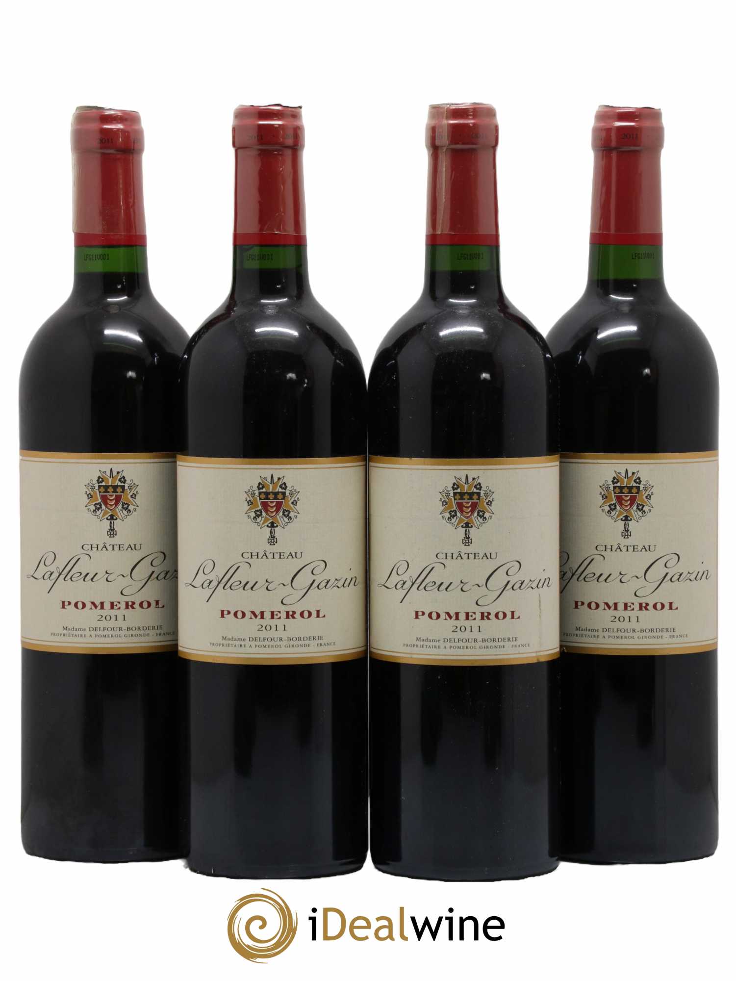 Château Lafleur-Gazin 2011 - Lot de 4 bouteilles - 0