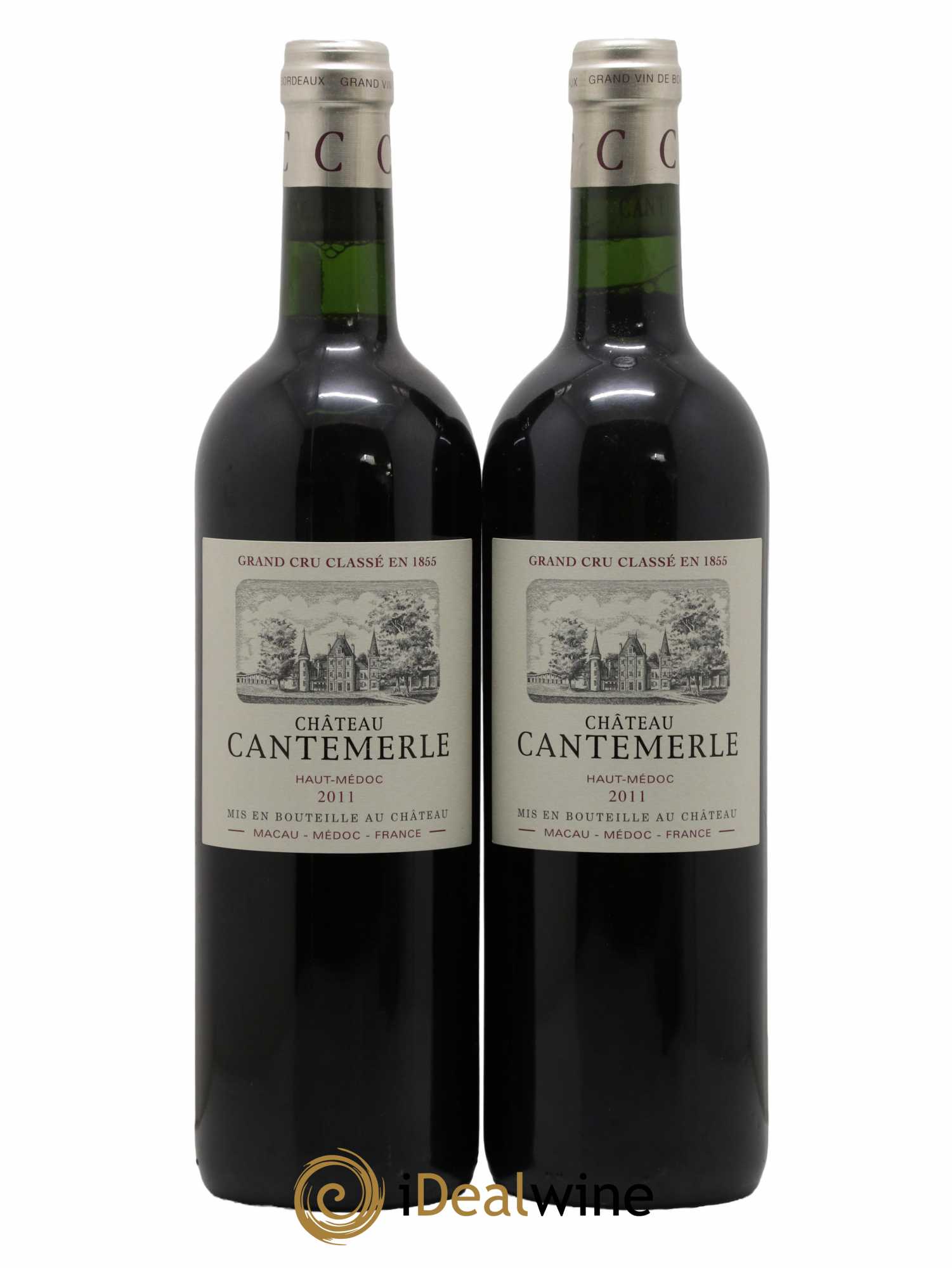 Château Cantemerle 5ème Grand Cru Classé 2011 - Lot de 2 bouteilles - 0
