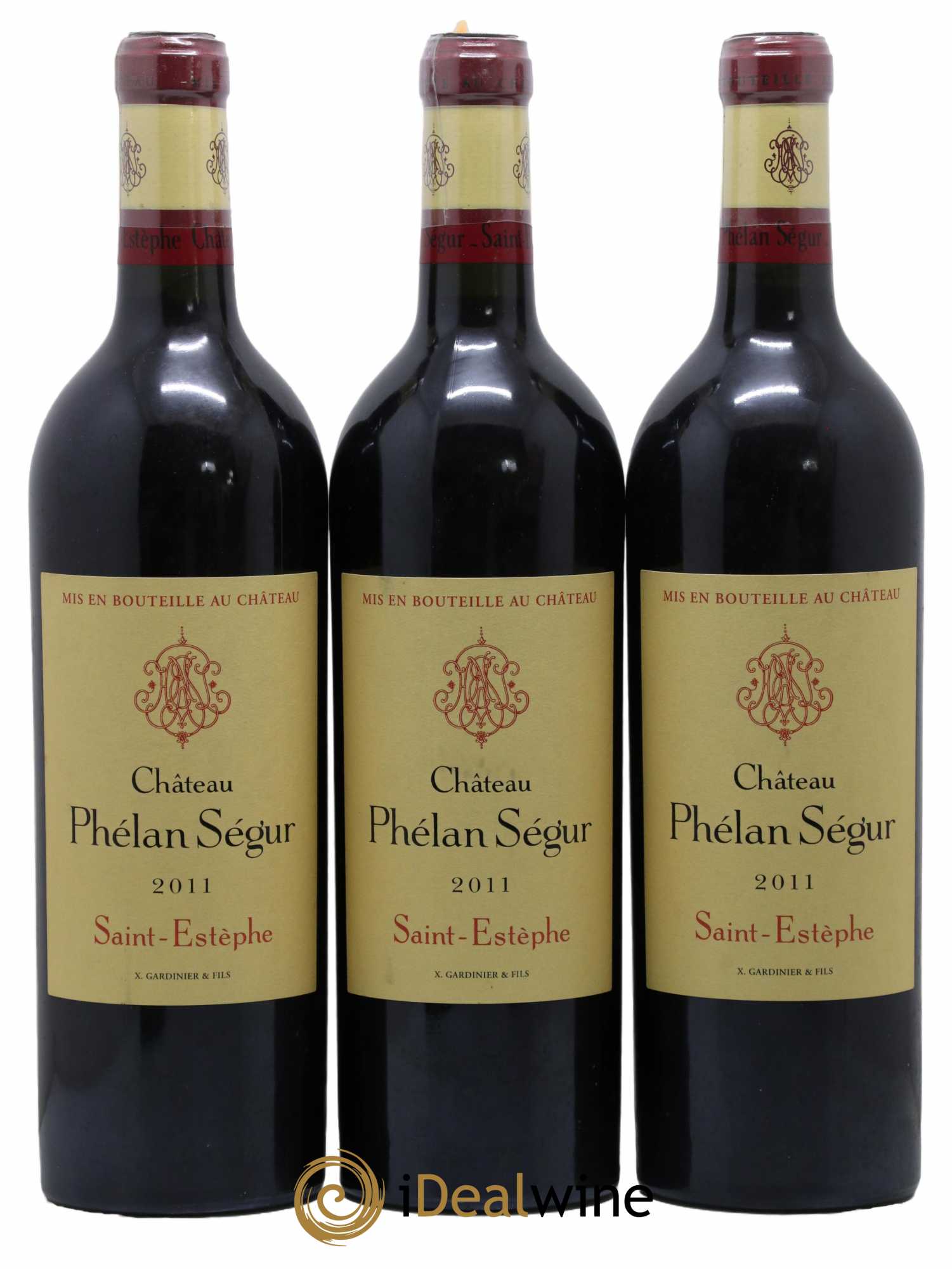 Château Phélan Ségur 2011 - Lot de 3 bouteilles - 0