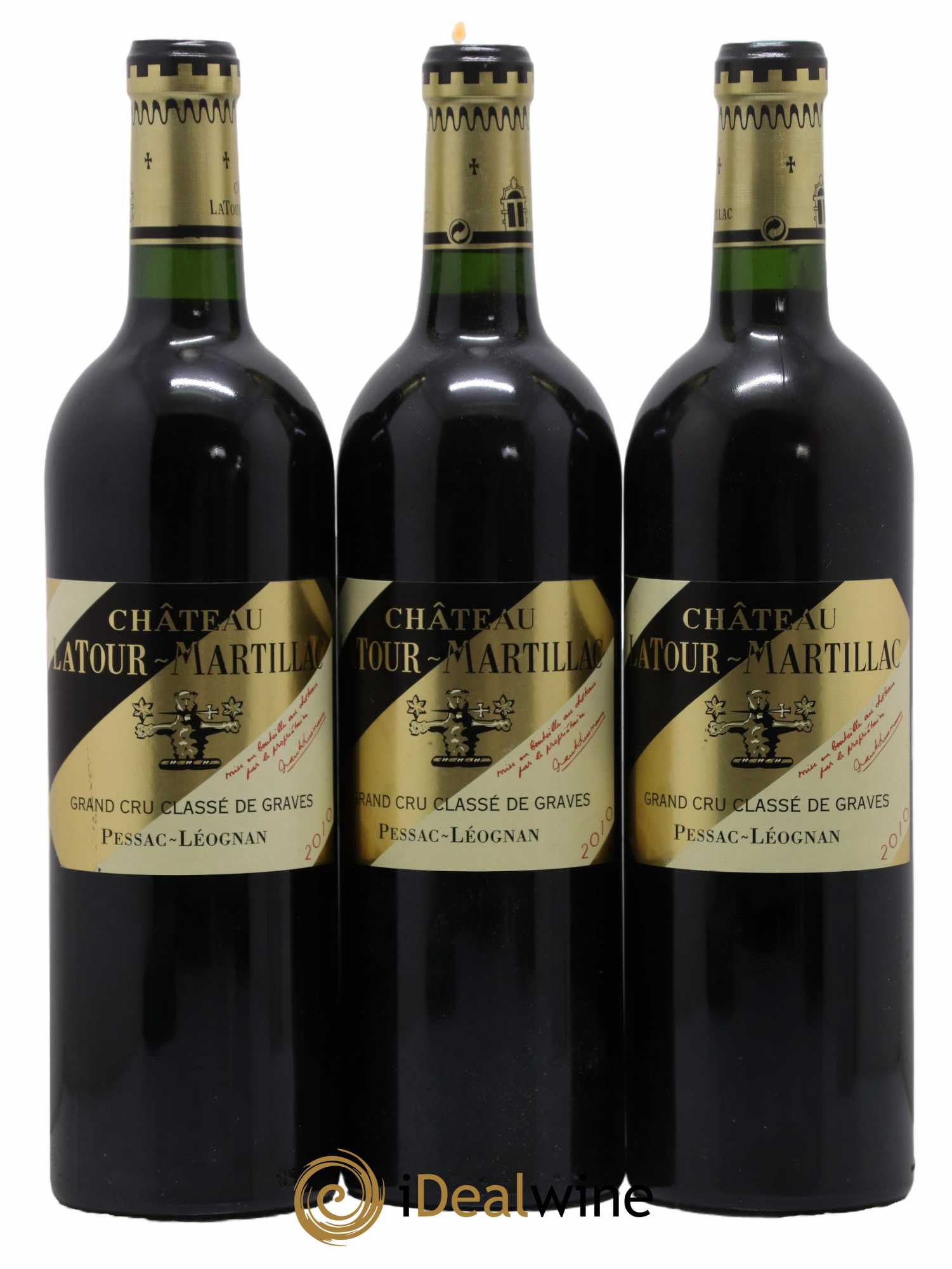 Château Latour-Martillac Cru Classé de Graves 2010 - Lot de 3 bouteilles - 0
