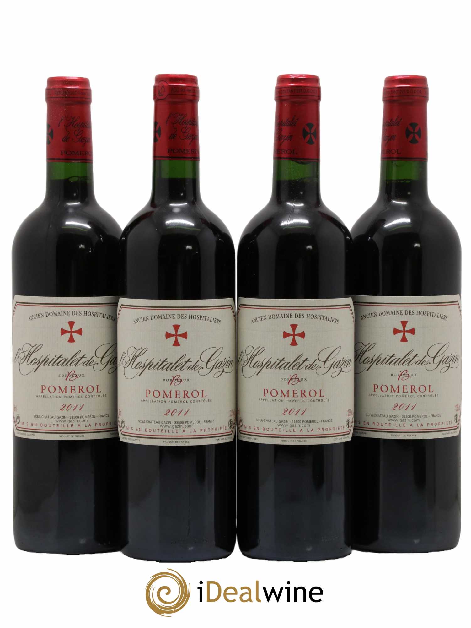 L'Hospitalet de Gazin Second Vin 2011 - Lot de 4 bouteilles - 0