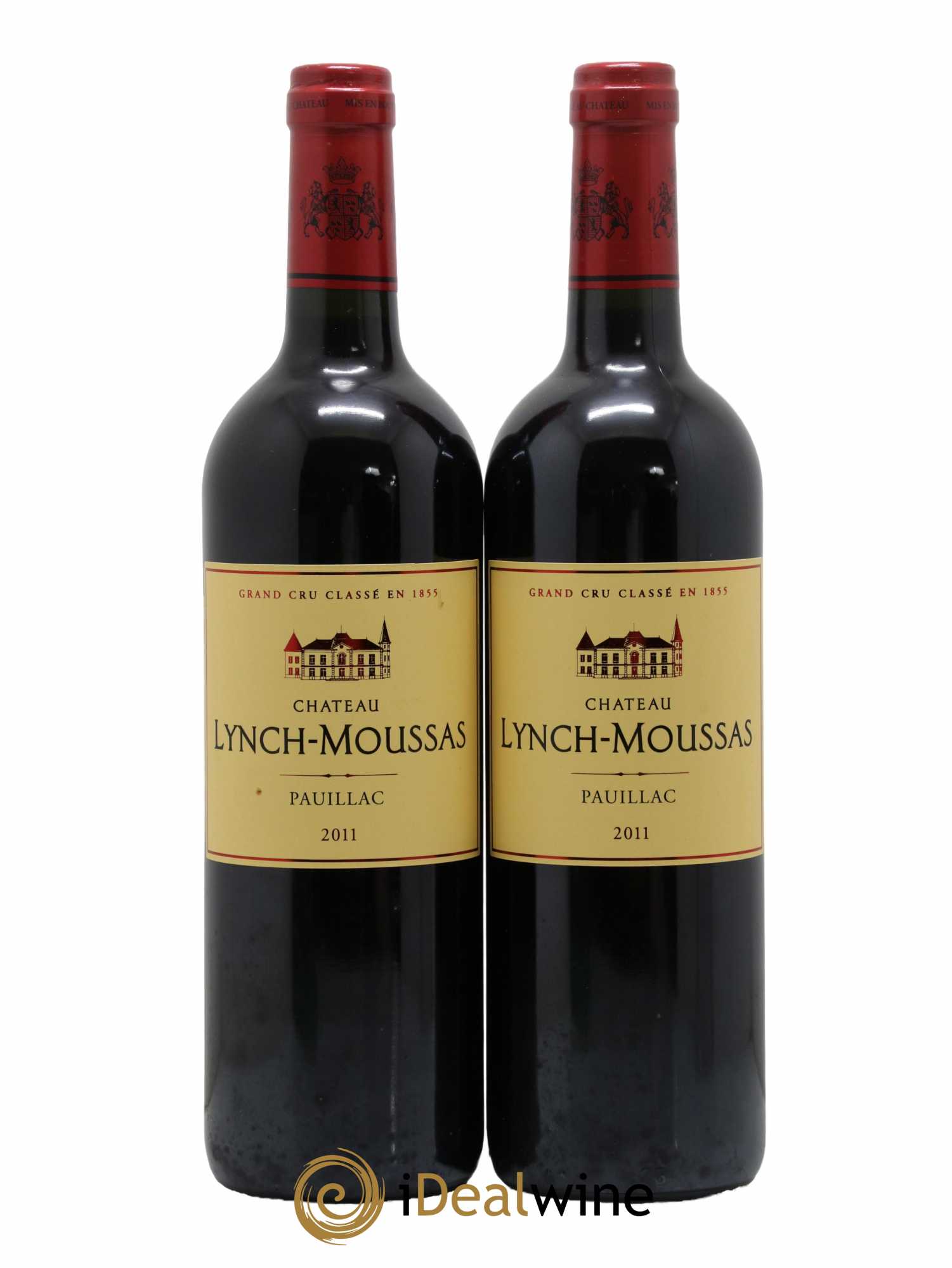 Château Lynch Moussas 5ème Grand Cru Classé 2011 - Lot de 2 bouteilles - 0