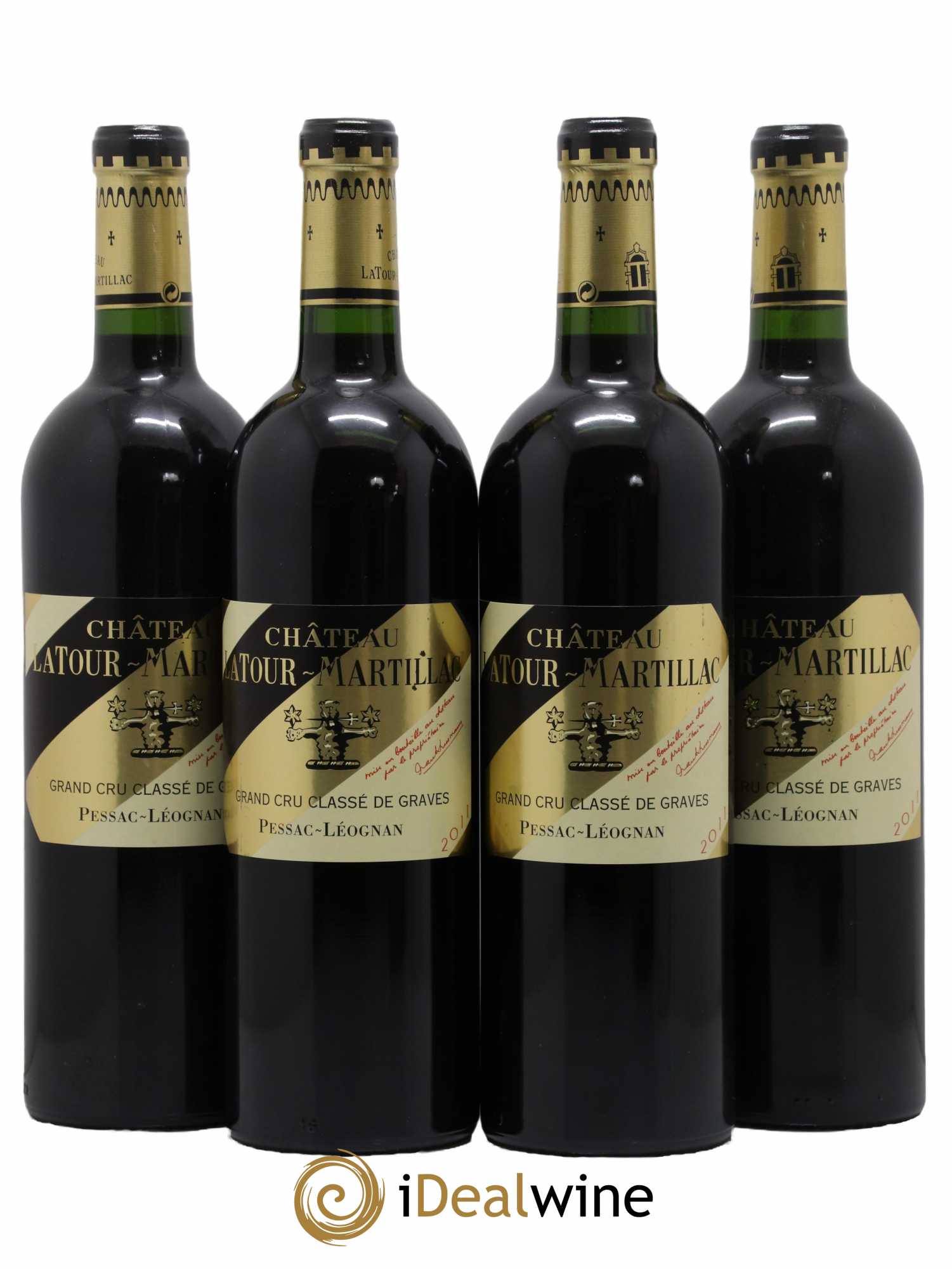 Château Latour-Martillac Cru Classé de Graves 2011 - Lot de 4 bouteilles - 0