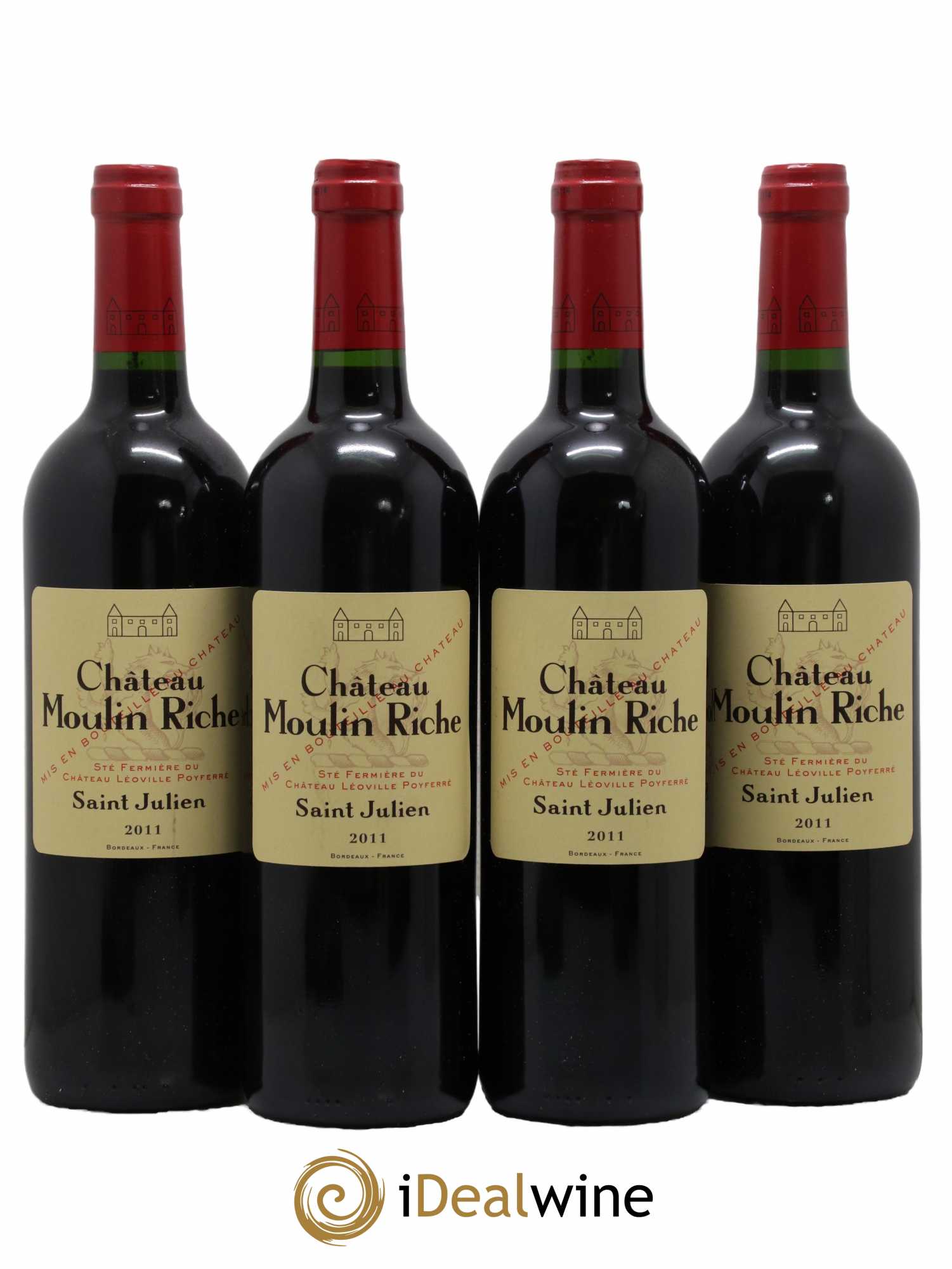 Château Moulin Riche 2011 - Posten von 4 Flaschen - 0
